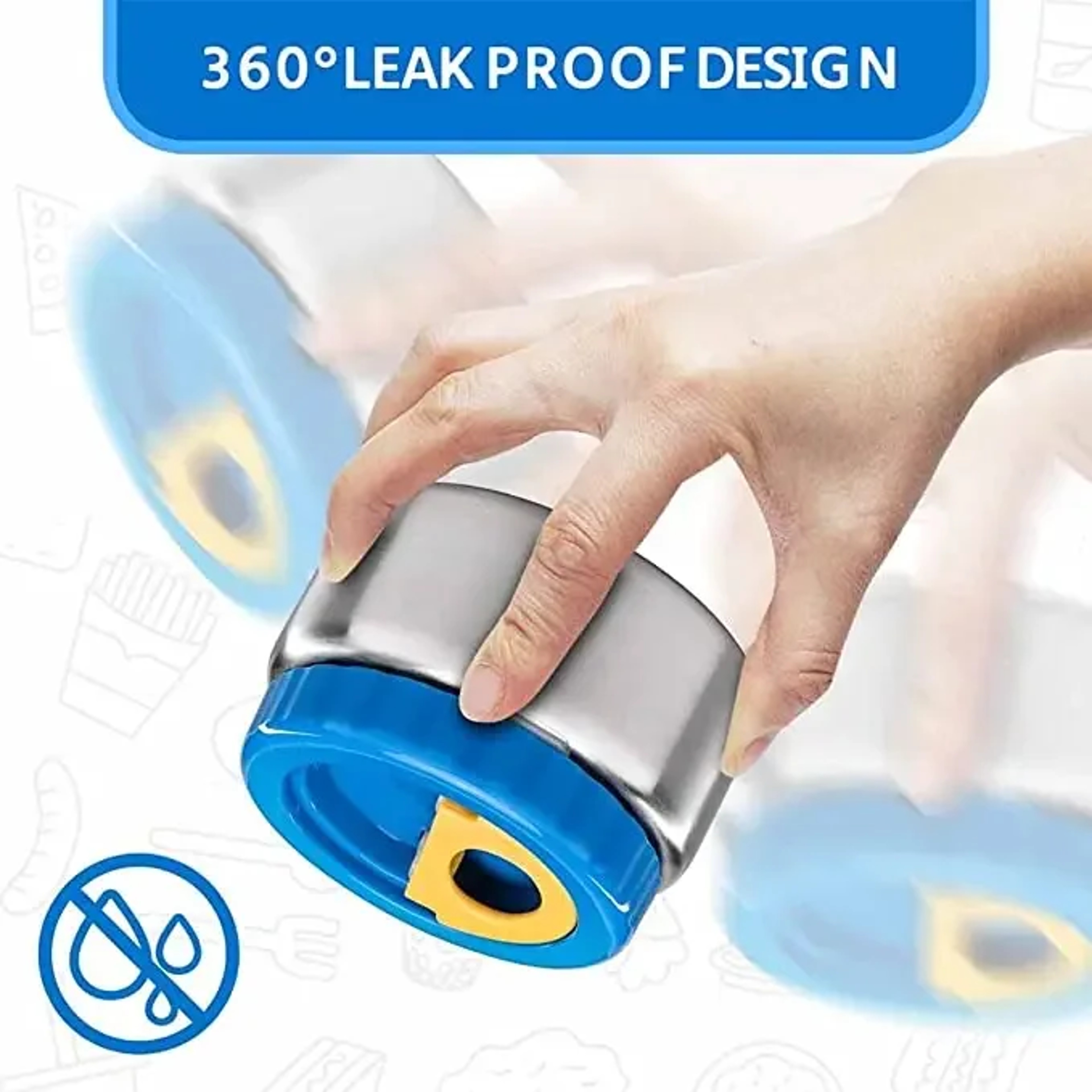Soup Thermo Wide Mouth Vacuum Insulated Food Jar Leak Proof Stainless Steel Kids Lunch Container Fo 4