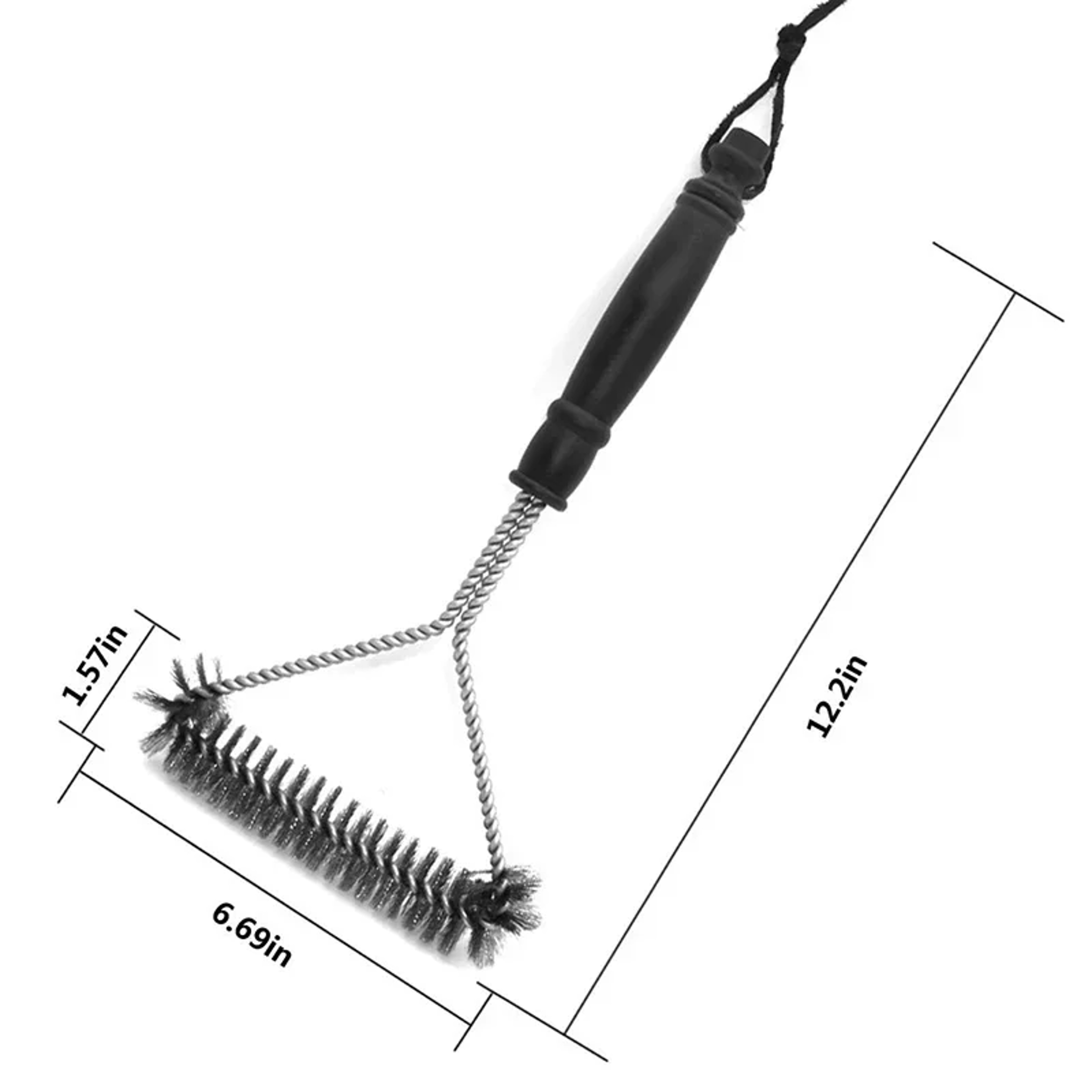 Stainless Steel Barbecue Brush, Non-Stick Cleaning Tool, BBQ Wire Accessories, Heavy Duty Barbecue Brush – view 7