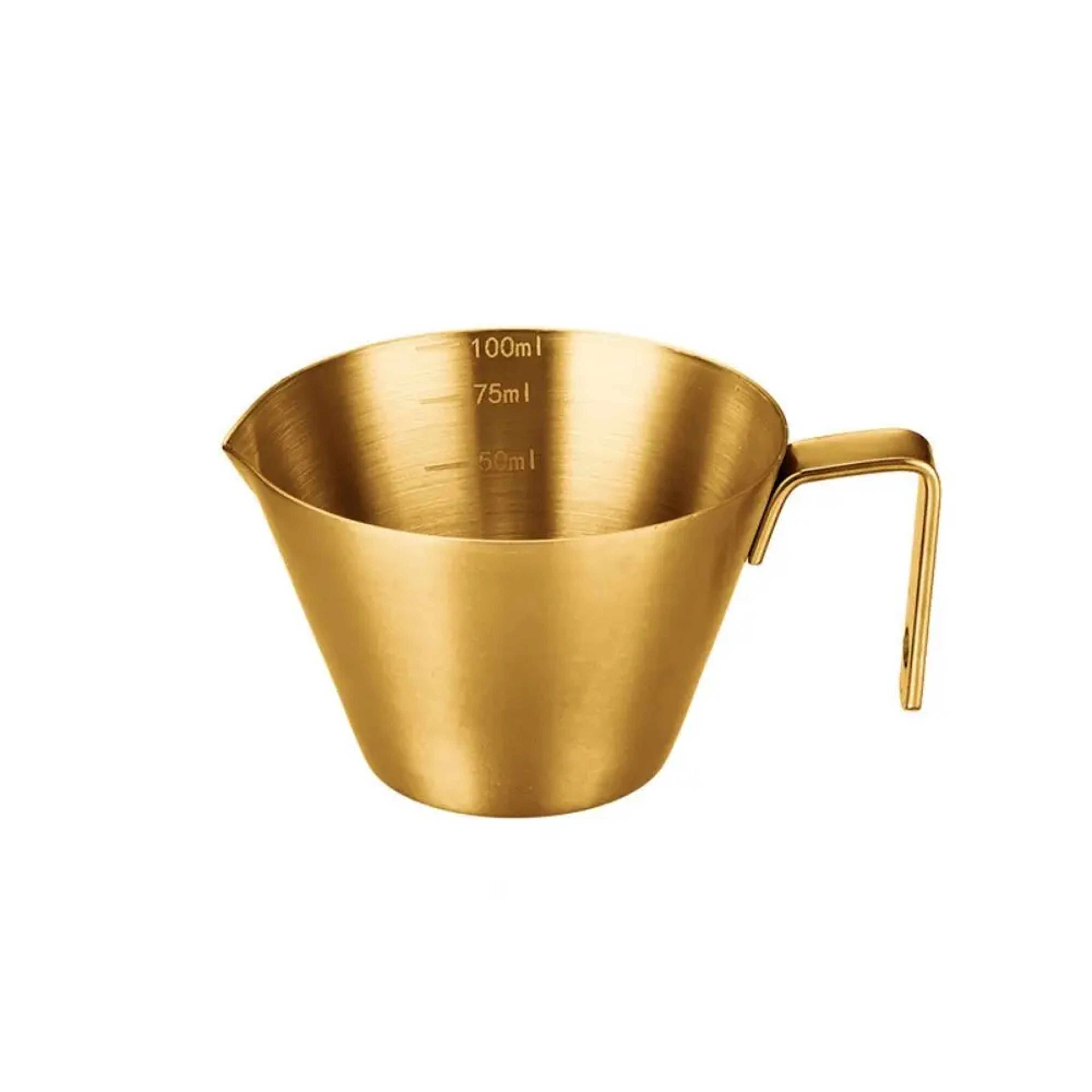 Stainless Steel Coffee Extraction Cup With Scale Small Milk Spoon Espresso Measuring Cup For Kitche