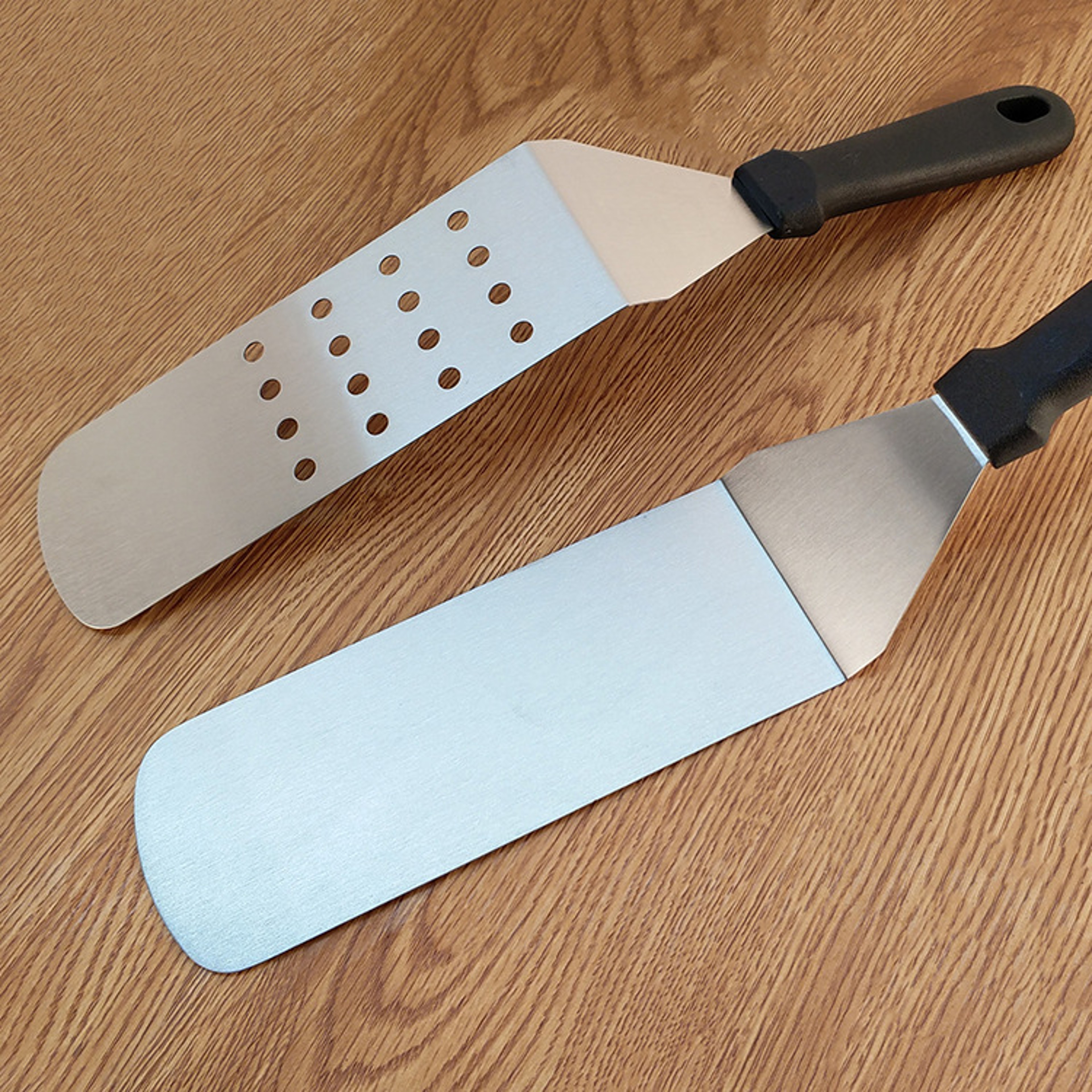 Kitchen Stainless Steel Scraper, Cooking Spatula, Barbecue Spatula, Plate Hamburger Spatula, Cooking Utensils for Grills – view 6