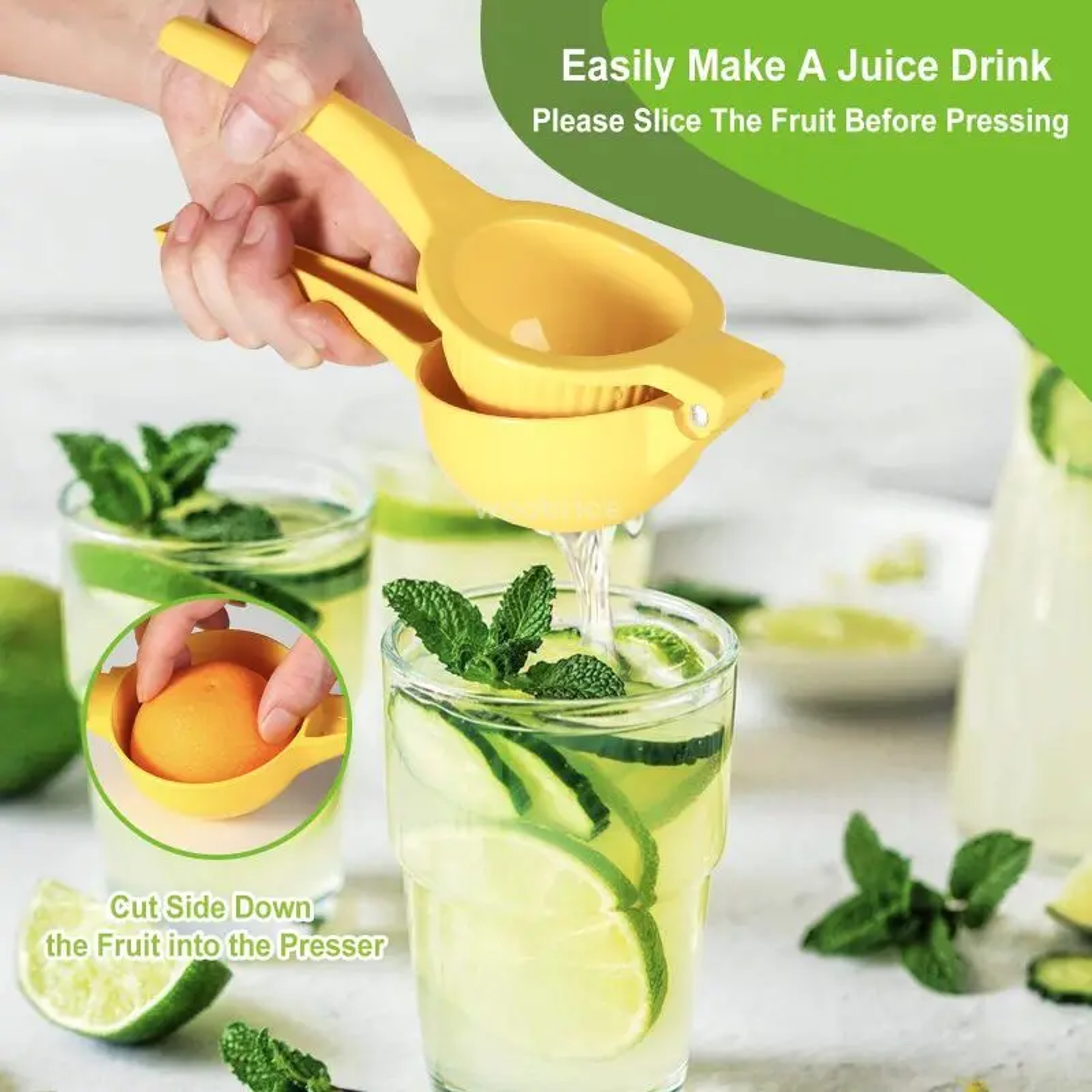Manual Lemon Clip Creative Kitchen Gadget Colorful Manual Lemon Juicer Mini Home Portable Lemon Cli