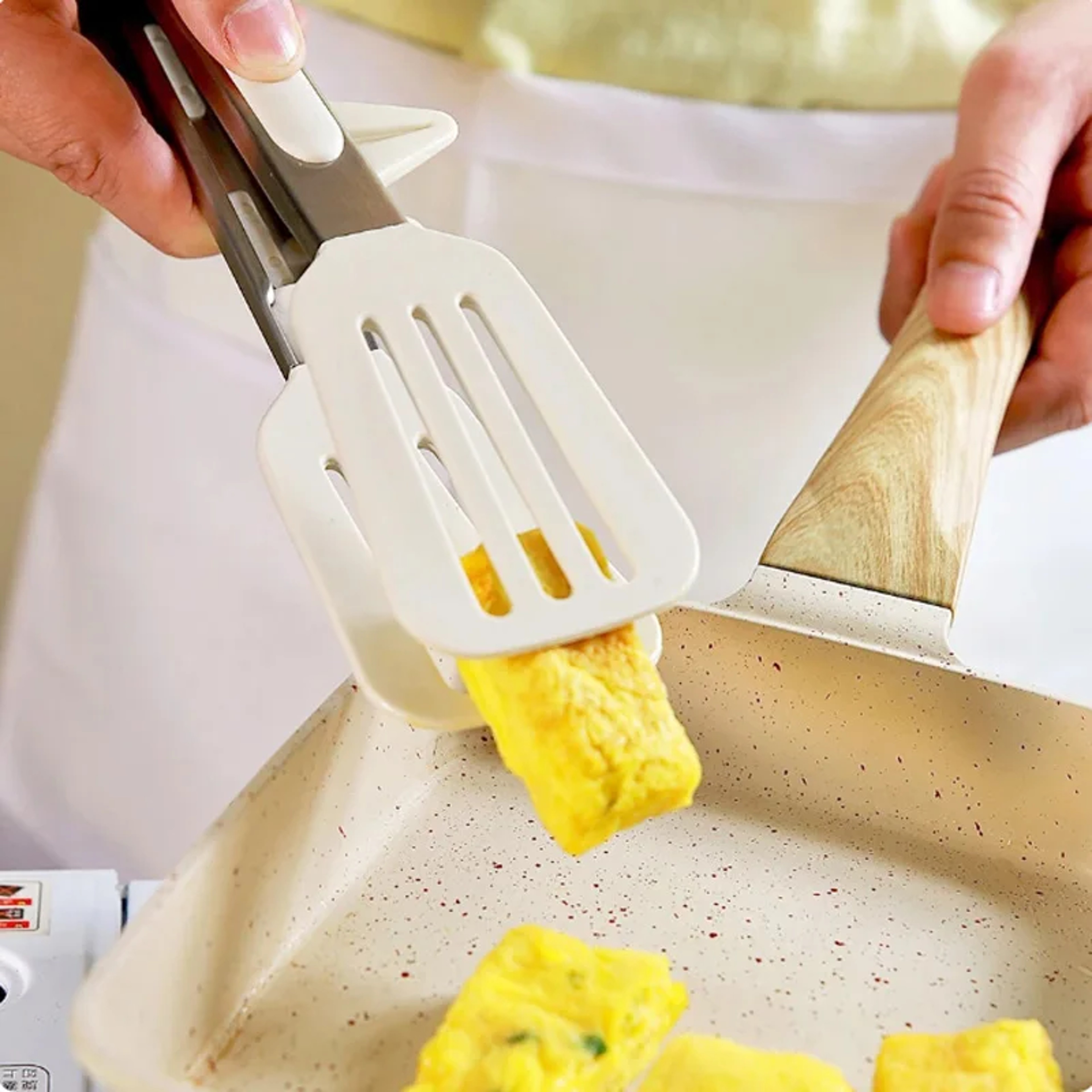 Stainless Steel Food Tongs, Non-Stick Silicone Cooking Clips, Barbecue Salad Bread Tools, Kitchen Accessories – view 3