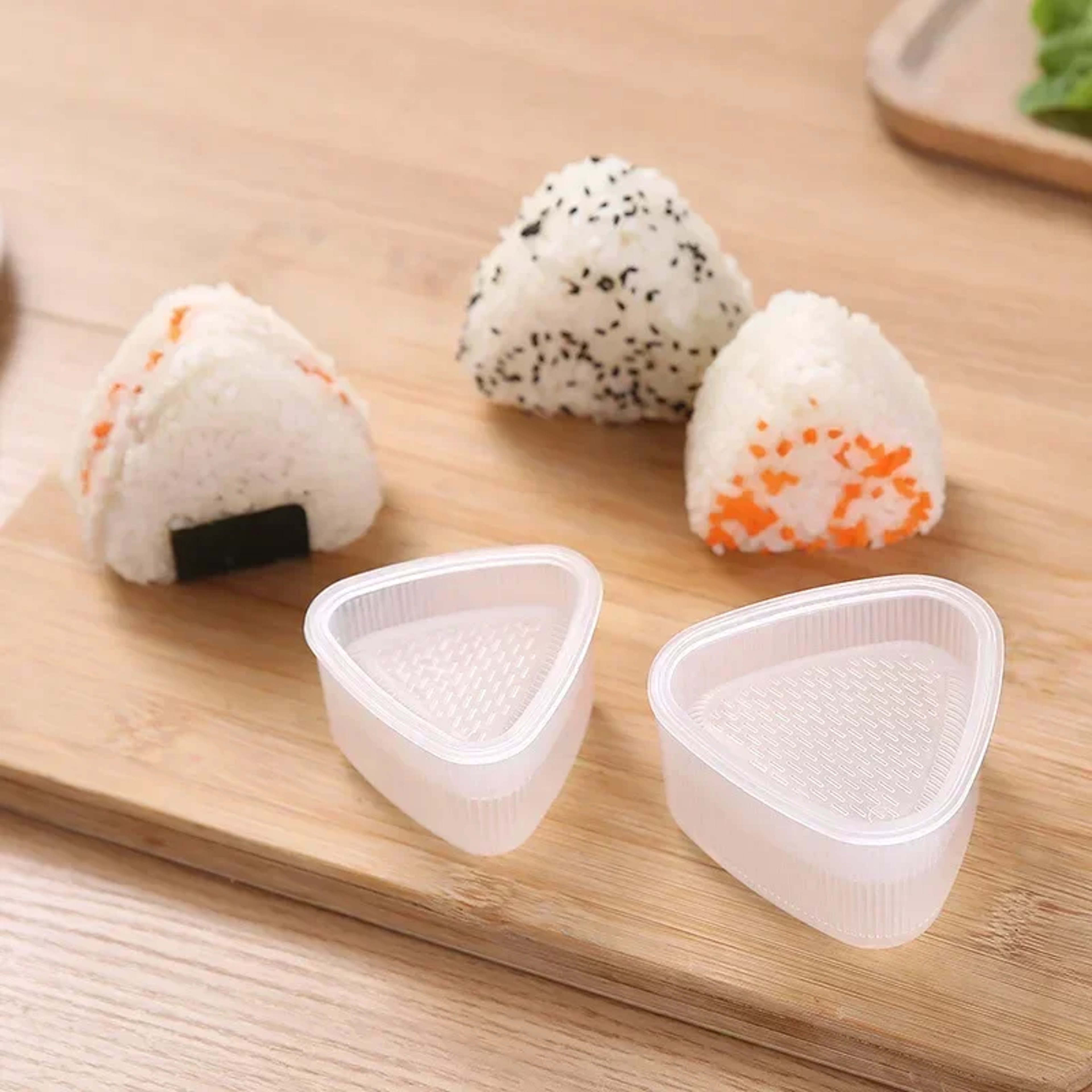Transparent Plastic Onigiri Mold Set Style Onigiri And Sushi Mold Set Cartoonthemed Onigiri Molds F 7