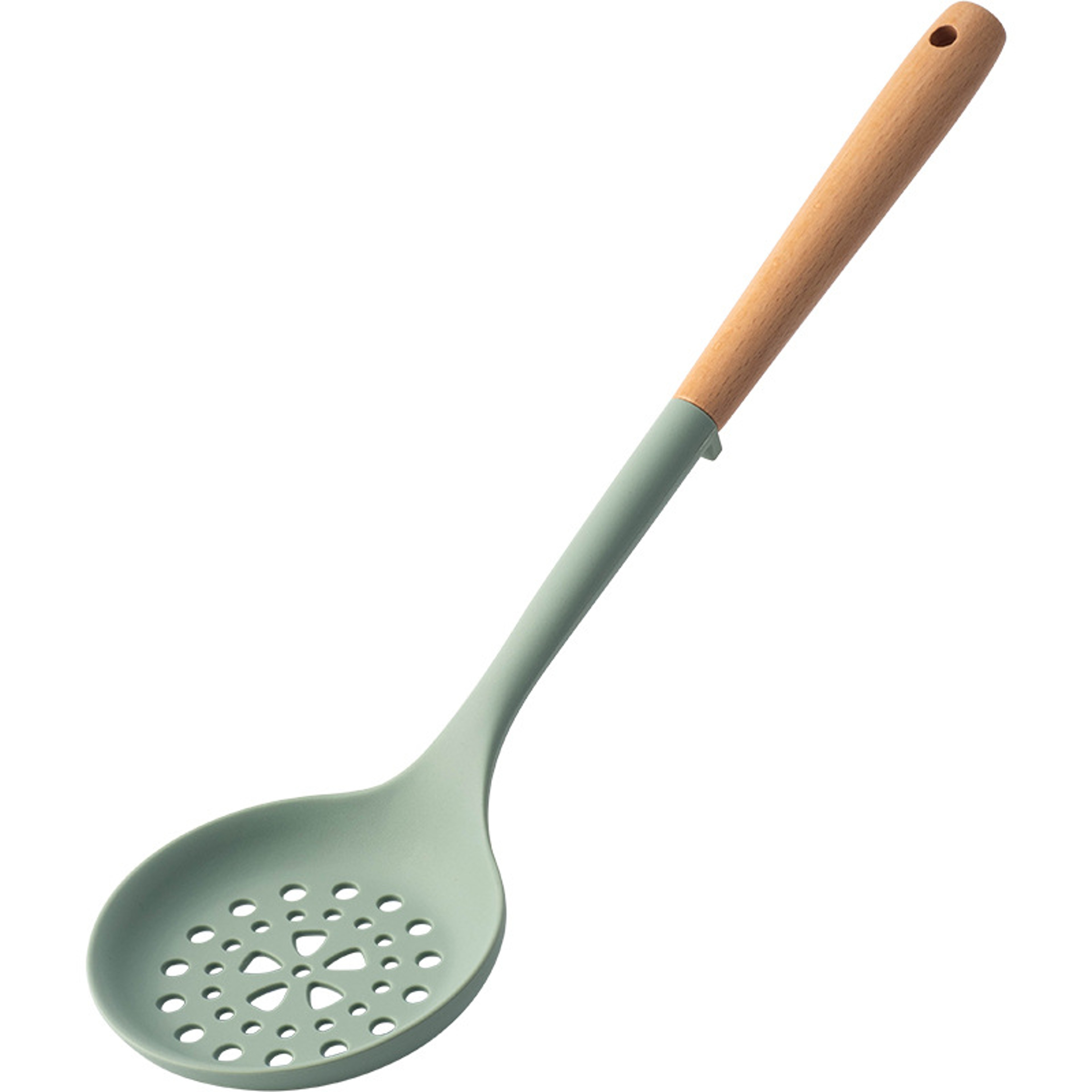 Silicone Spatula For Non Stick Pan Wooden Handle Heatresistant Silicone Cooking Spoon Kitchen Tool  12