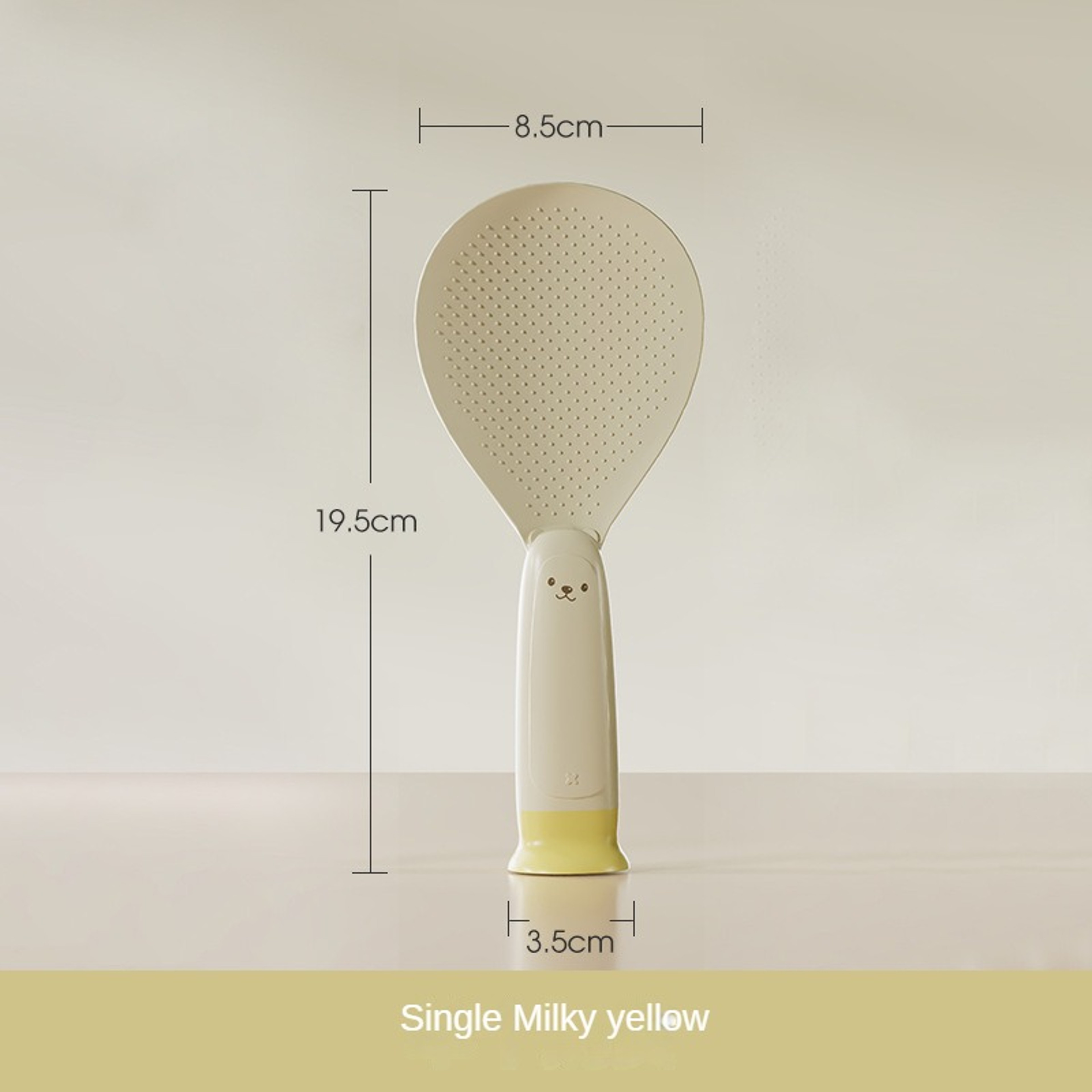 New Suction Cup Rice Spoon HeatResistant StandUp Design NonStick For Rice Making And Serving 8