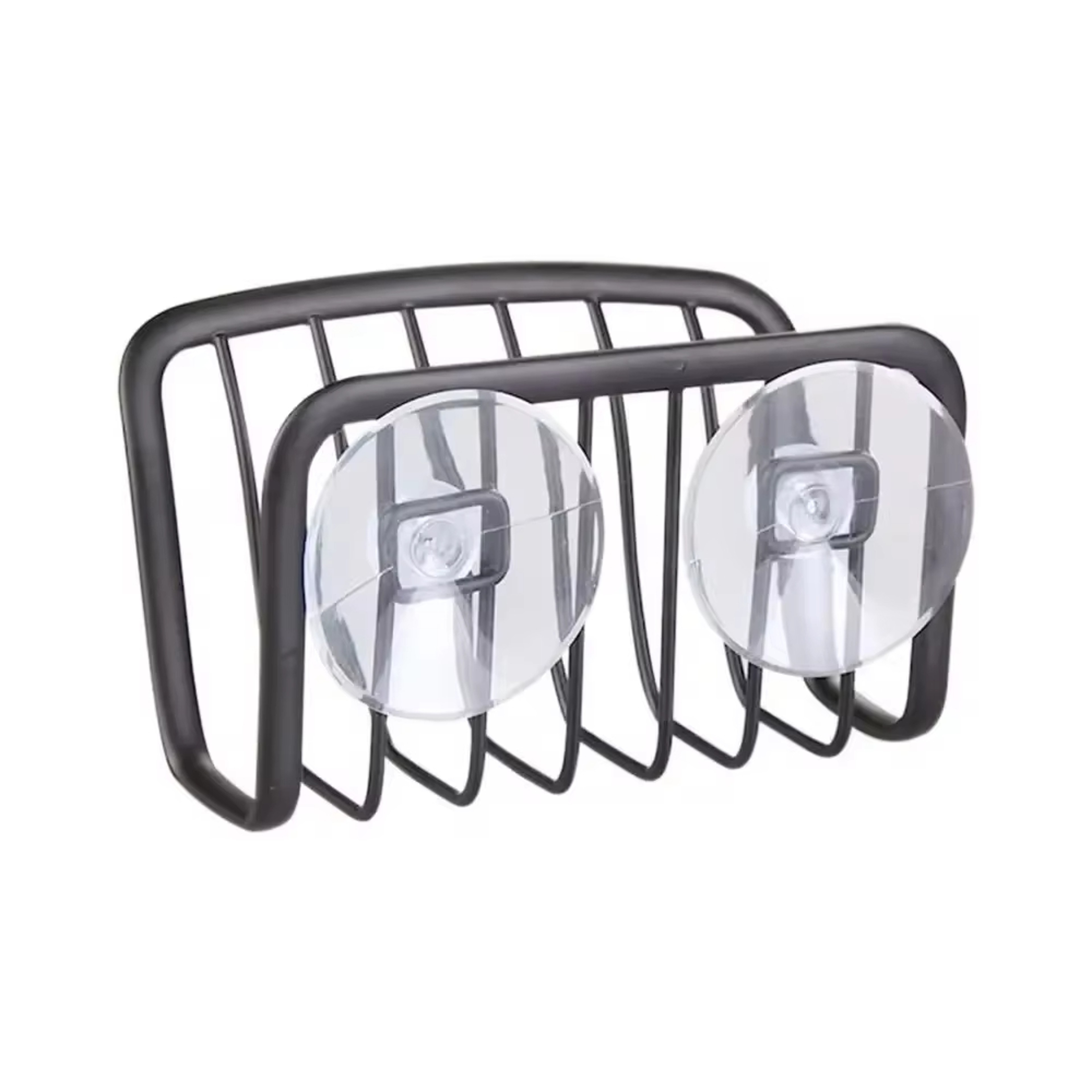 Sink Sponge Rack, Drain Storage Shelf, Stainless Steel Kitchen Organizer Holder for Wire Ball and Rag – view 5