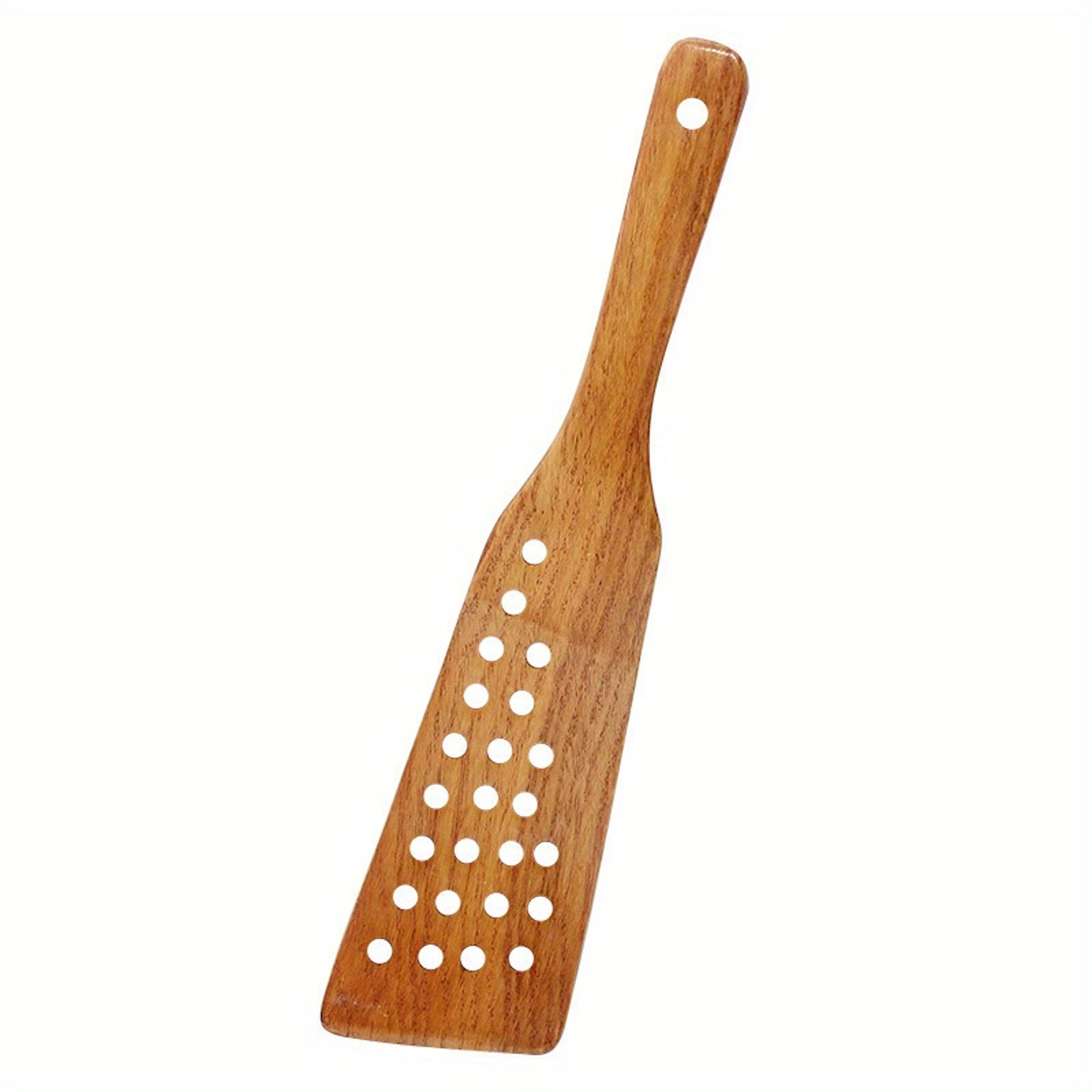 Non Stick Pan, Wooden Spatula for Stir Frying, Spatula for Frying Eggs and Steak, Hole Filter Spatula – view 3