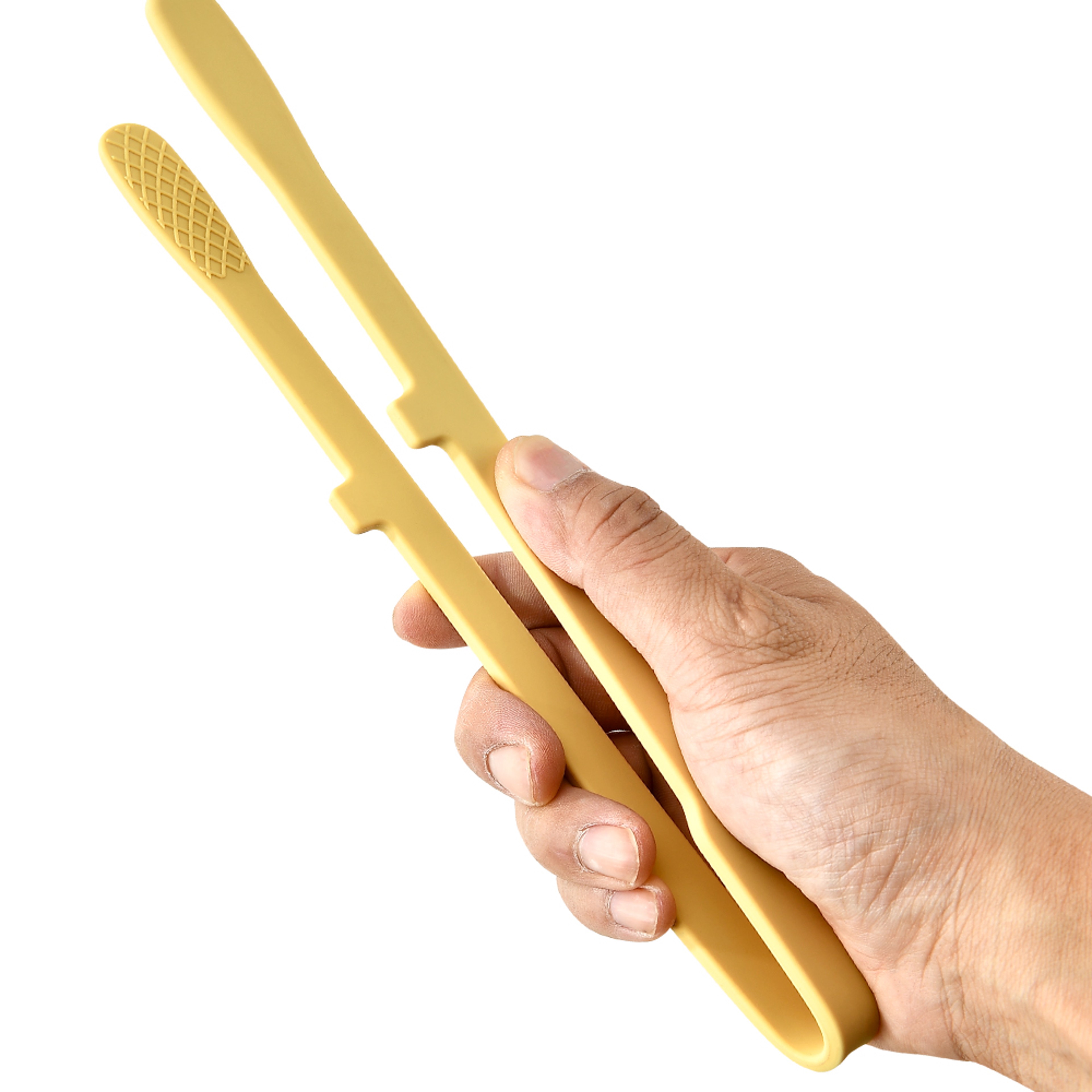 Silicone Food Toast Tongs, Trivet Tongs for Kitchen, Non-slip Cooking Clip Clamp, BBQ Salad Grill Tools – view 6