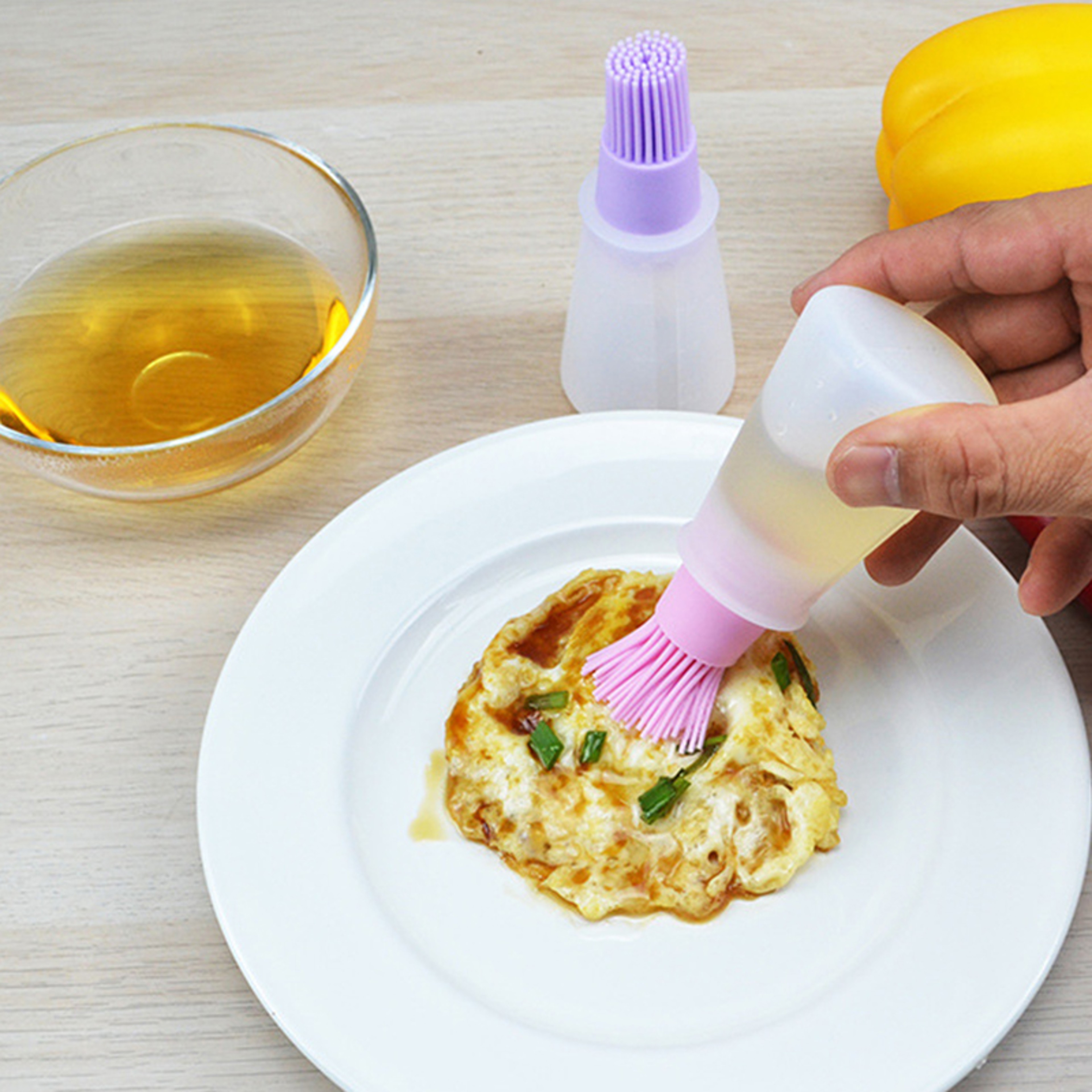 High Temperature Resistant Silicone Bottle Brush Kitchen Tools Oil Brush BBQ Brush Household Baking 3