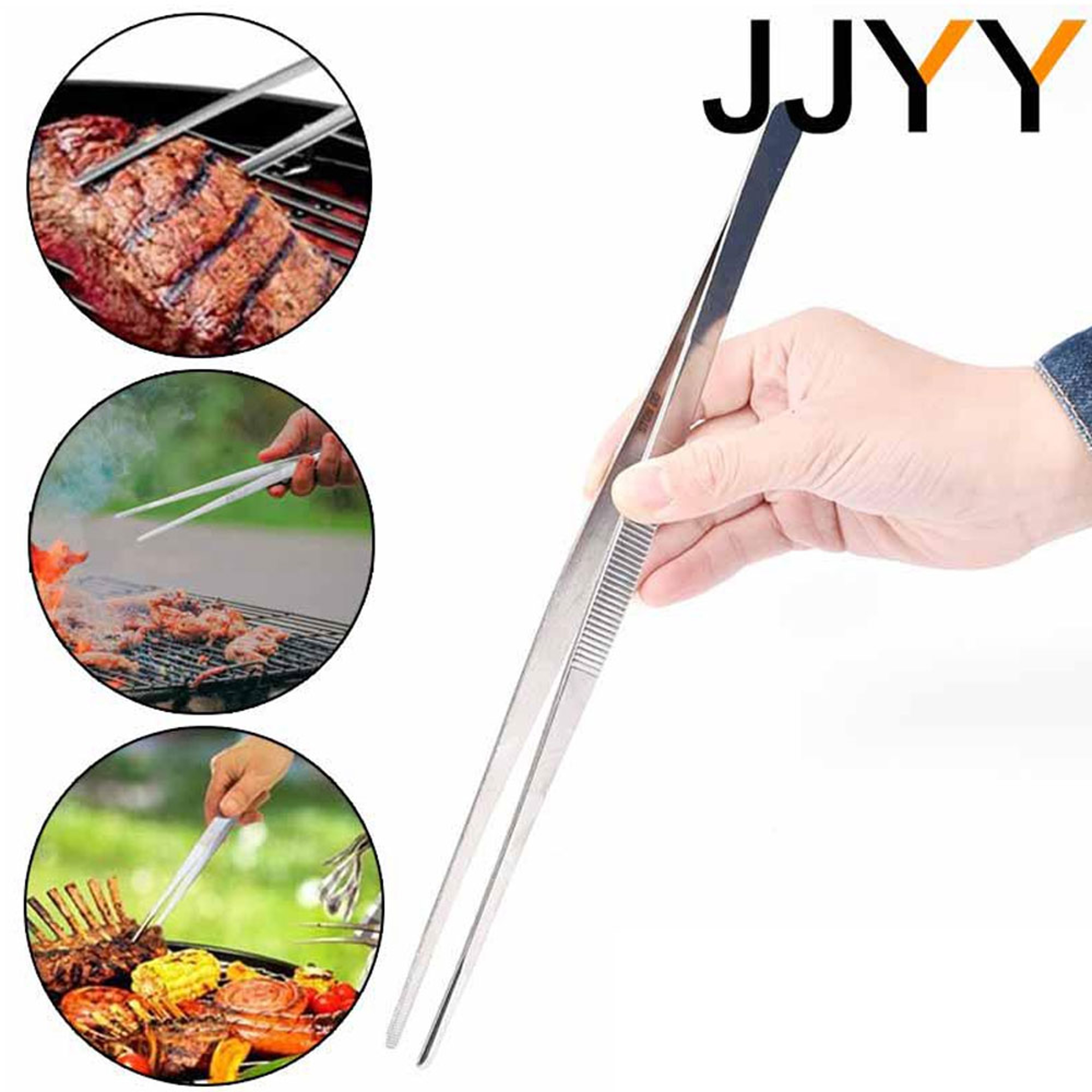 Multifunction Barbecue Tong Food Tongs Stainless Steel Churrasco Tweezers Buffet BBQ Tool Kitchen G 0