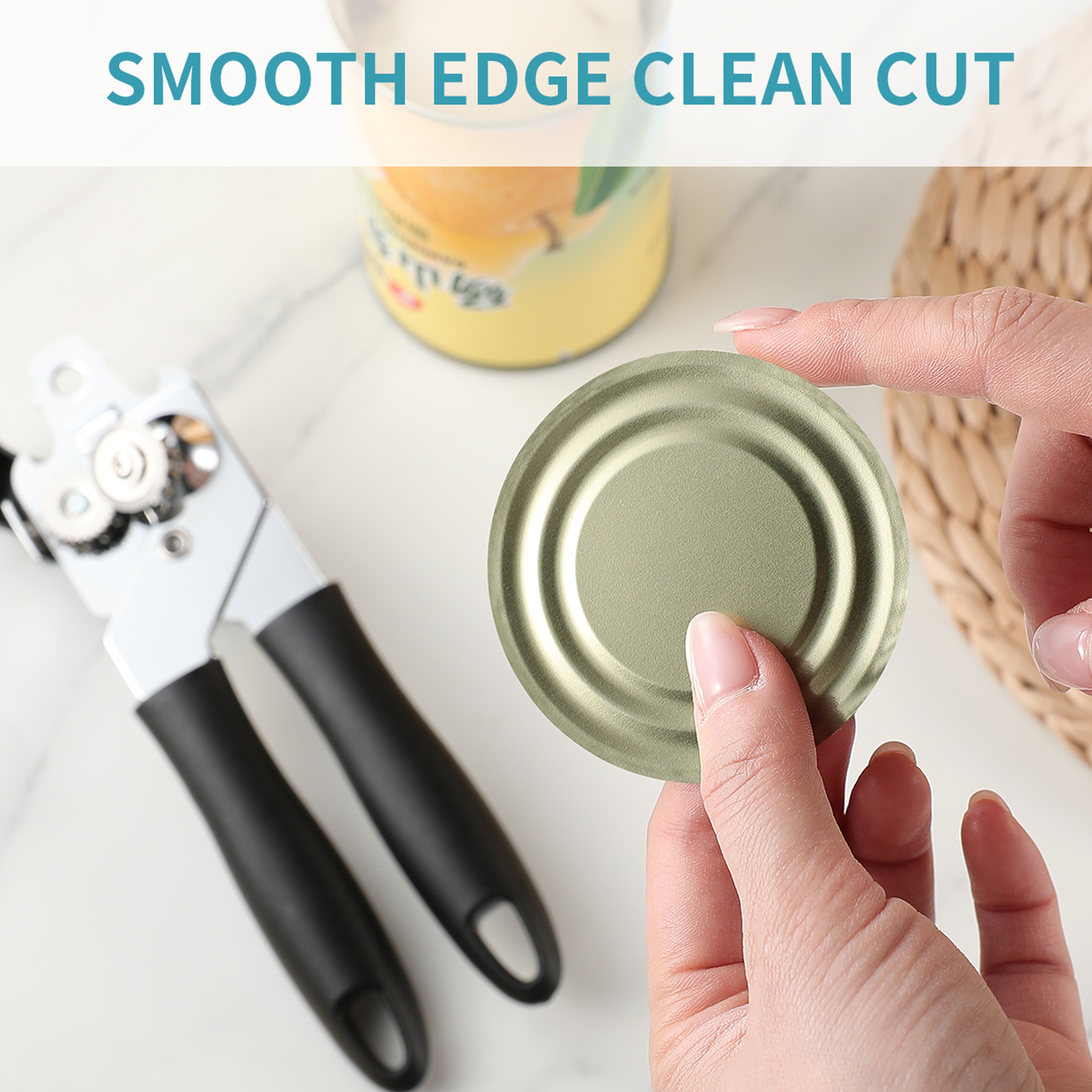 Manual Can Opener Stainless Steel Ergonomic Bottle Opener Professional Jars Tin Opener For Can Kitc 2