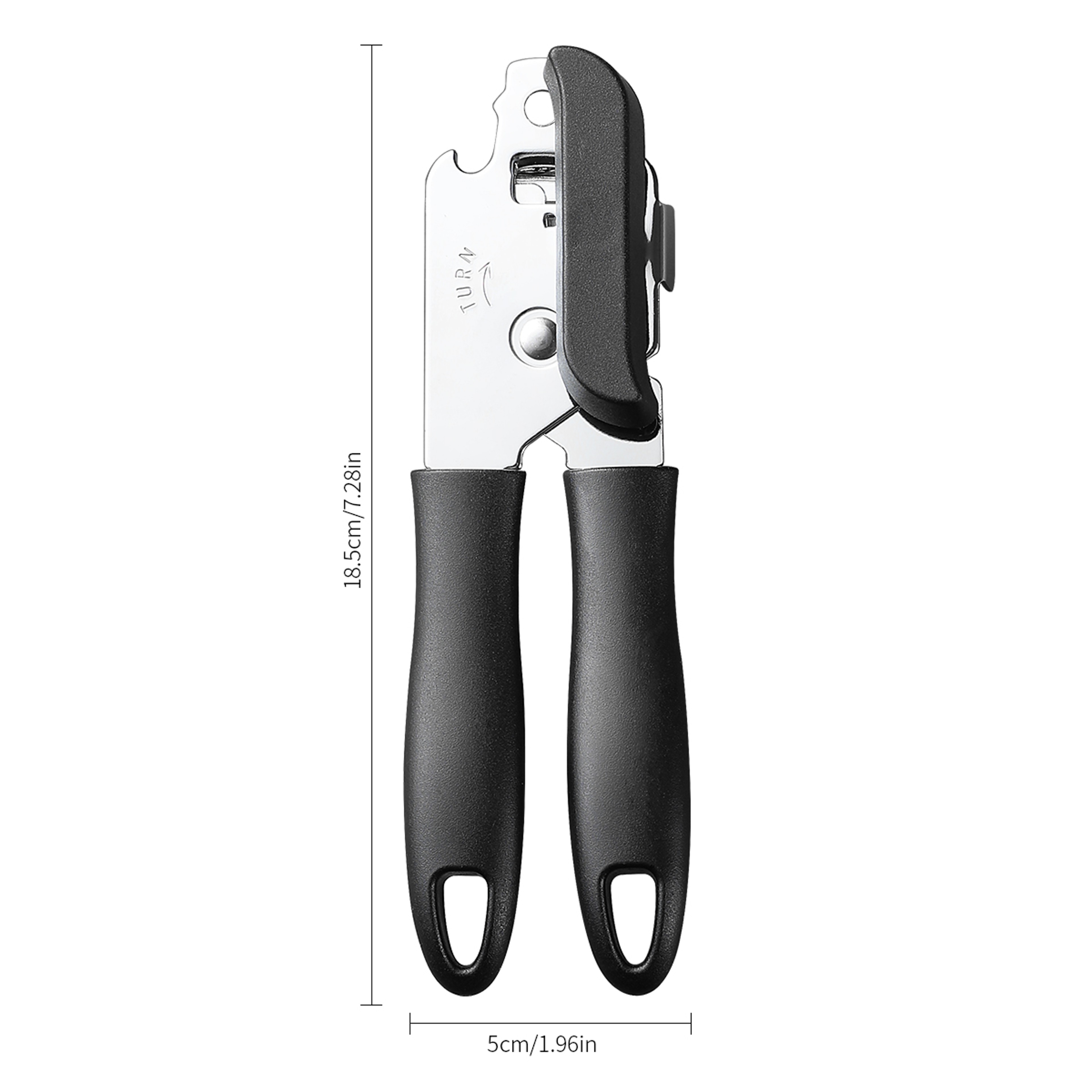 Manual Can Opener Stainless Steel Ergonomic Bottle Opener Professional Jars Tin Opener For Can Kitc 5