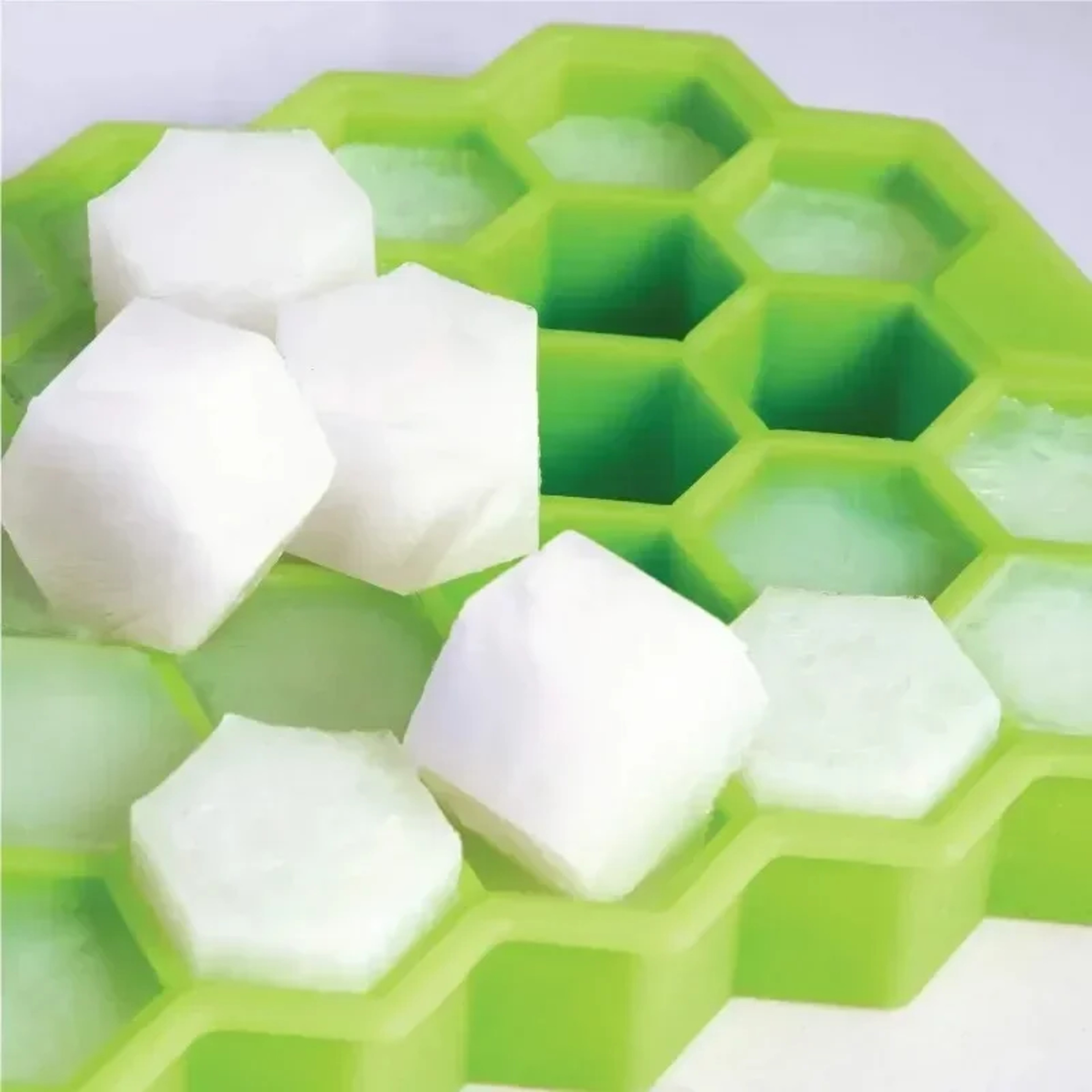 Ice Cube Mold Reusable Silicone Ice Cube Mold BPA Free Ice Cream Maker With Lids DIY Popsicle Mold  2