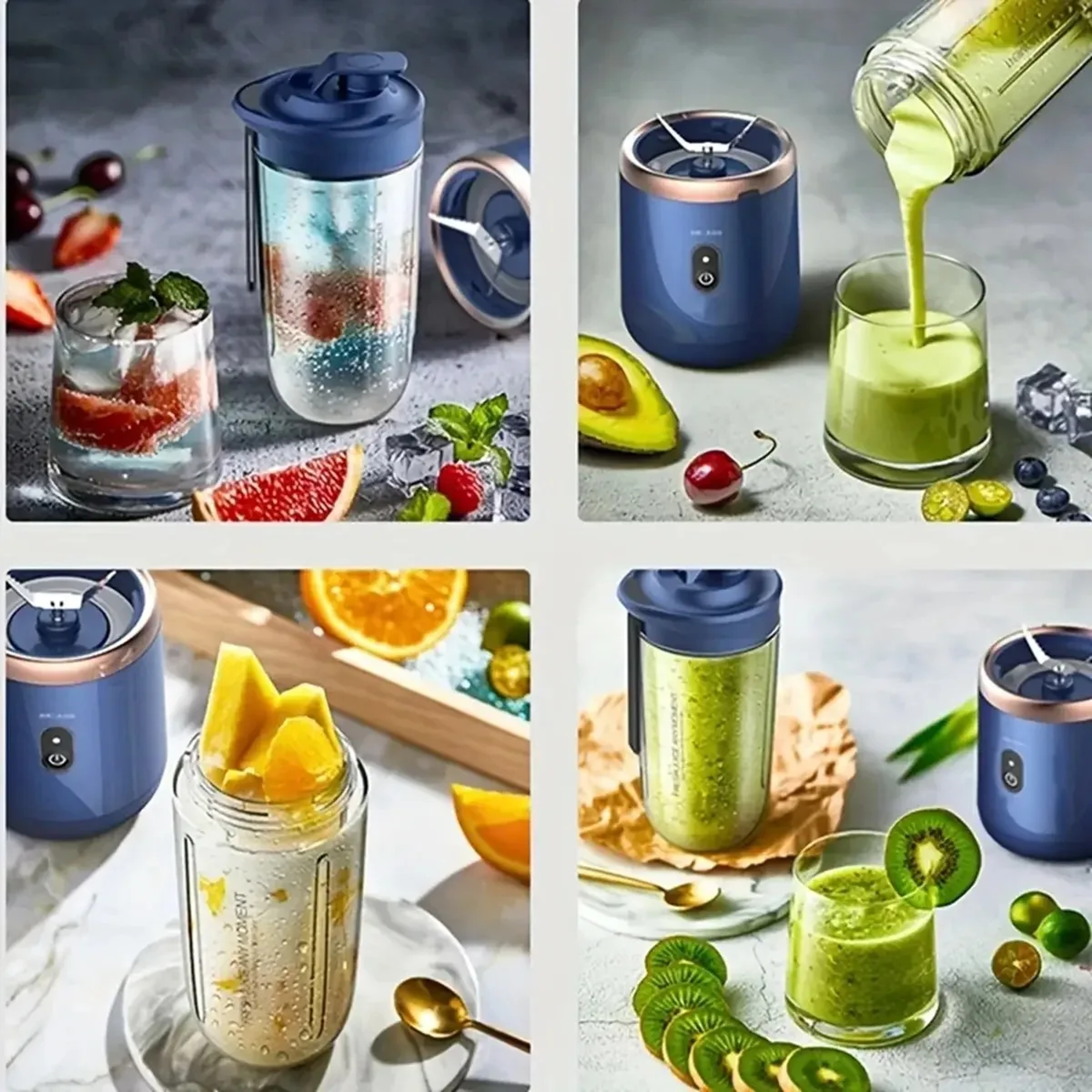 Portable USB Blender Electric Travel Juicer Cup Smoothie Milkshake Maker Kitchen Mini Mixer Tool Fo 0