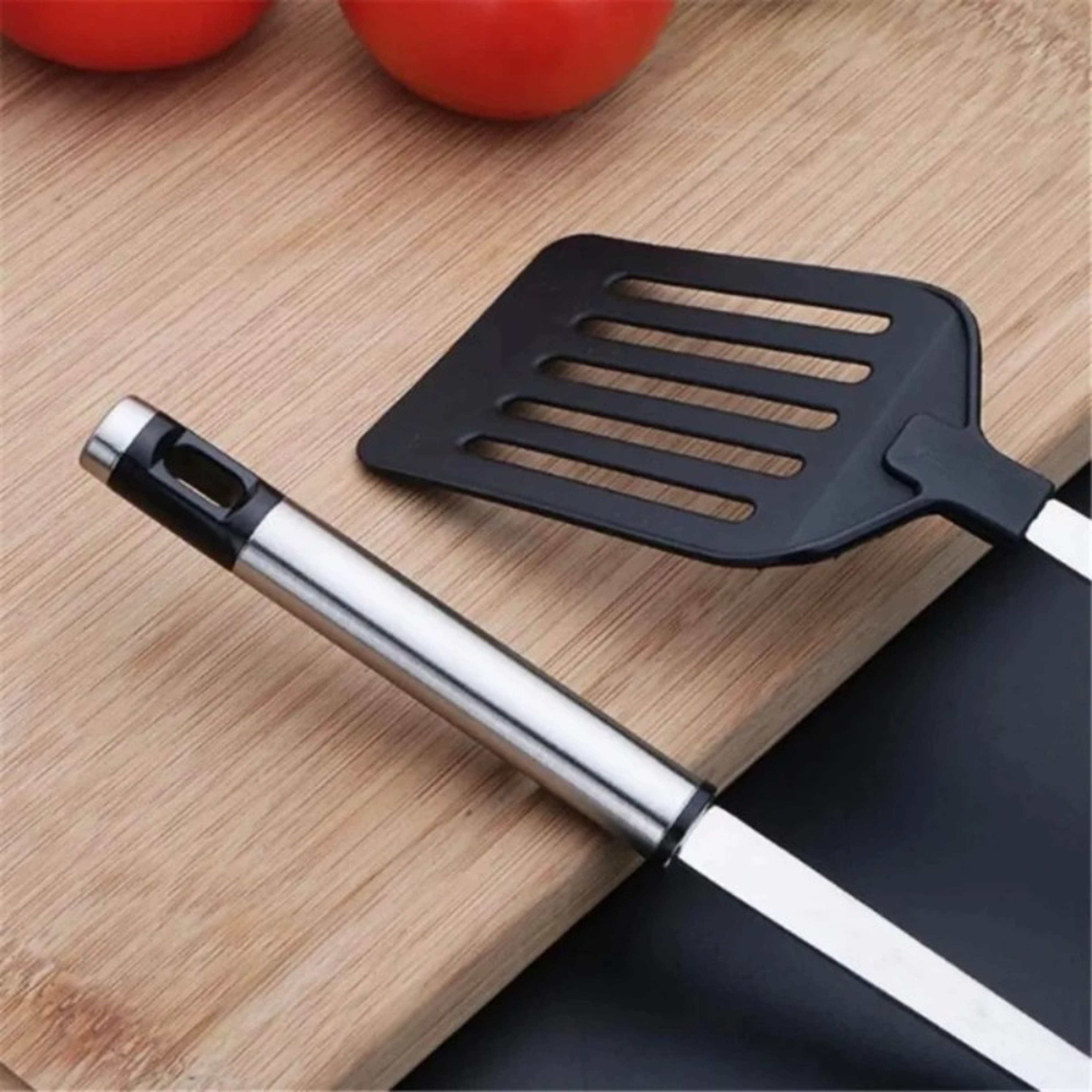 Stainless Steel Turners, Nylon Handle Spatula, Egg, Fish Frying Pan Scoop, Fried Shovel Cooking Tool – view 5
