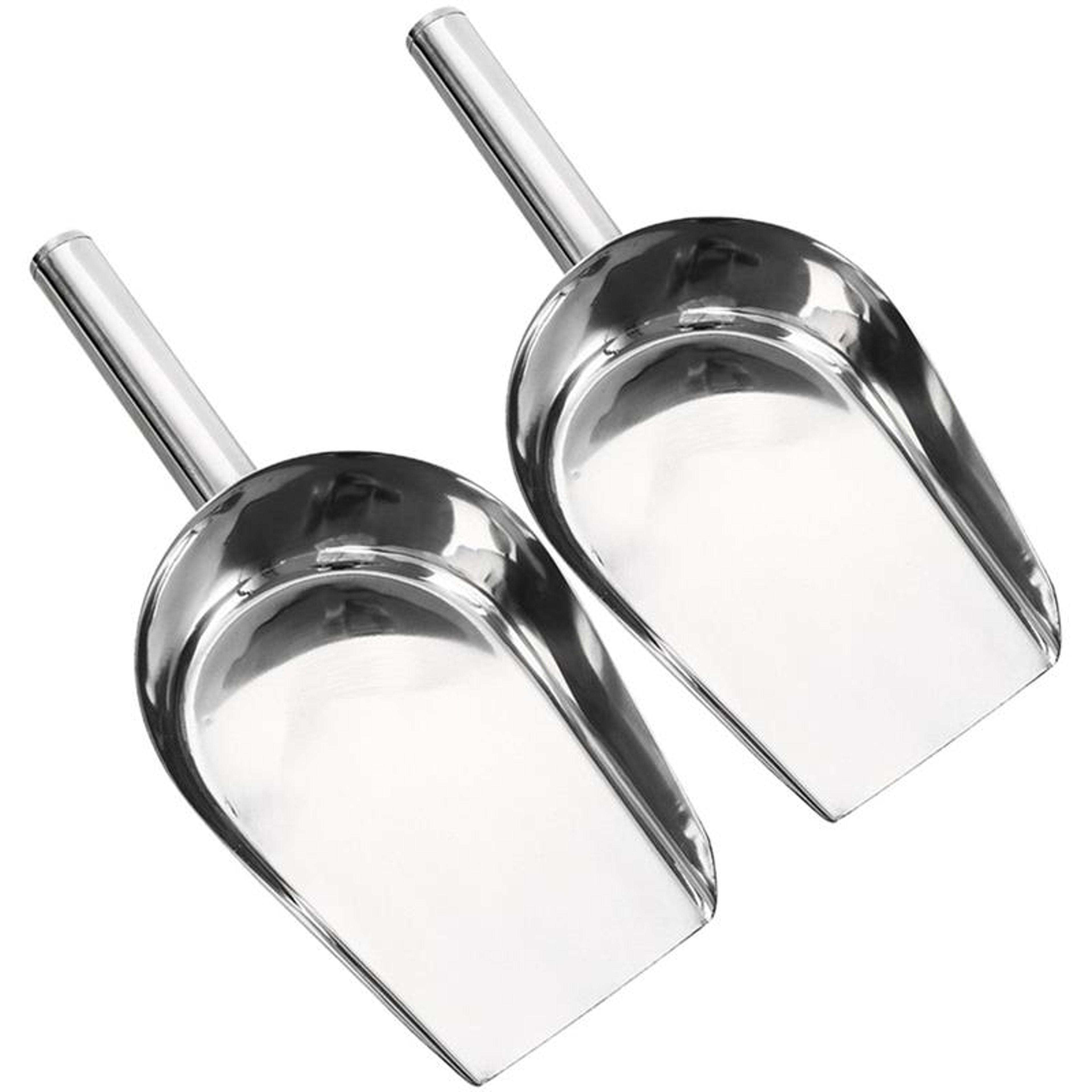 Stainless Steel Scoop, Kitchen Candy Flour Nut Scoop, Dry Food Shovelling, Buffet Party Grain Food Storage – view 4