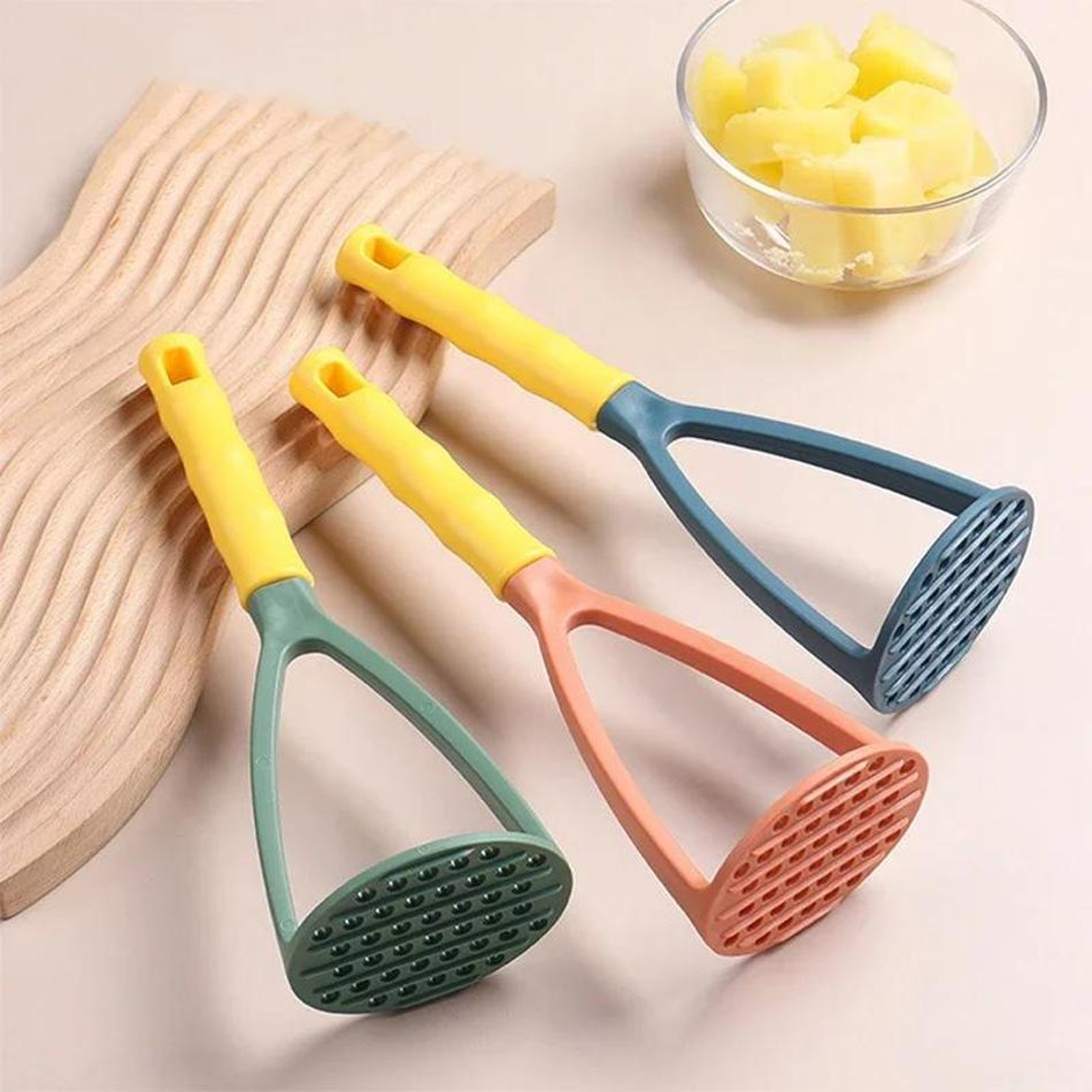 Kitchen Pressed Potato Masher Ricer, Smooth Mashed Potatoes Crusher, Fruit Tools Supplies, Potato Pusher for Pure juice – view 1