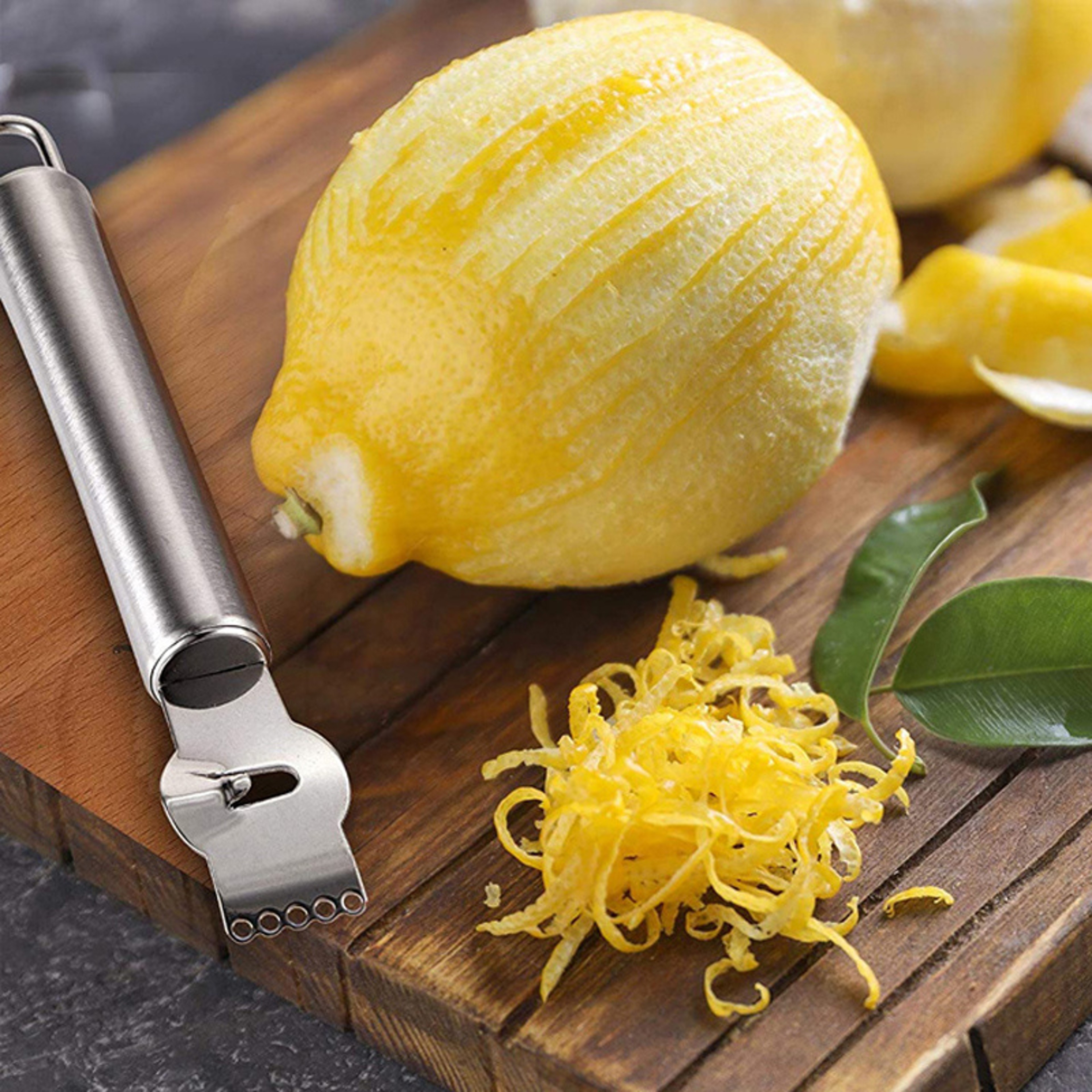 Lemon Zester Grater, Stainless Steel Peeler, Kitchen Stuff & Gadgets, Kitchen Accessories for Effortless Cooking – view 1