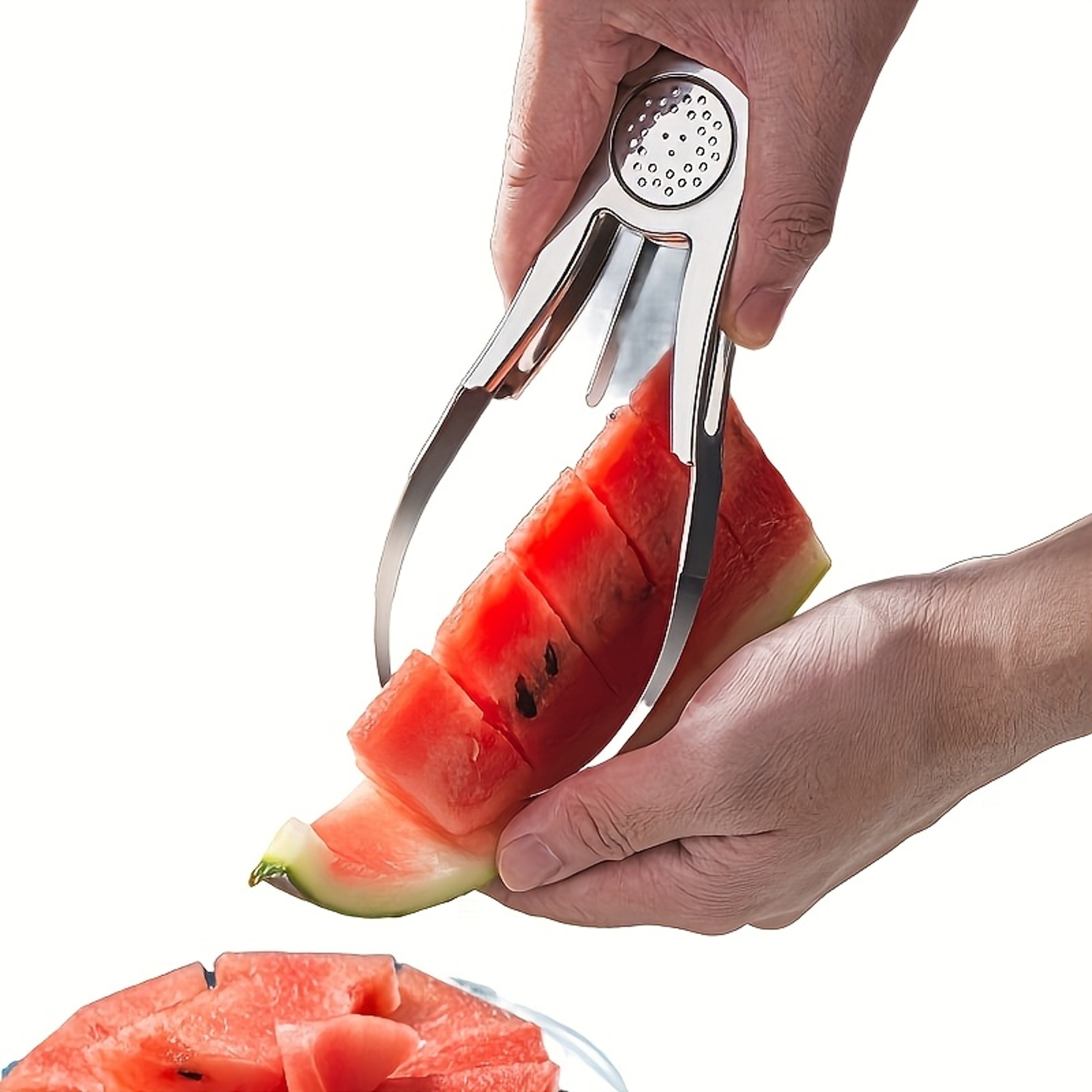 Stainless Steel Mango Knife, Fruit Peeler, Meat Extractor, Diced Peeled, Pitted Mango Scoop – view 2