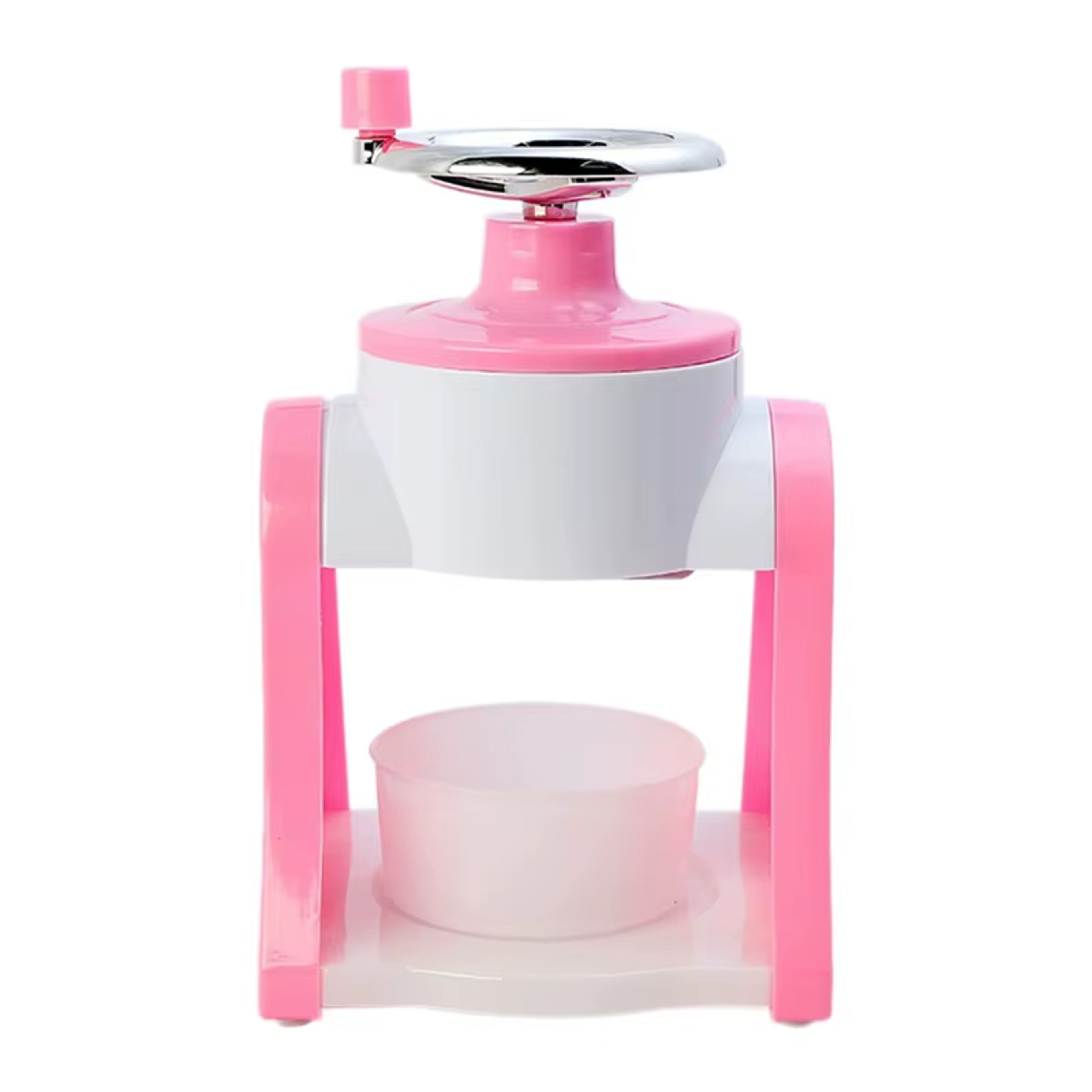 Portable Hand Crank Snow Cone Machine Manual Shaved Ice Maker Perfect For Summer Parties Slushy Mak