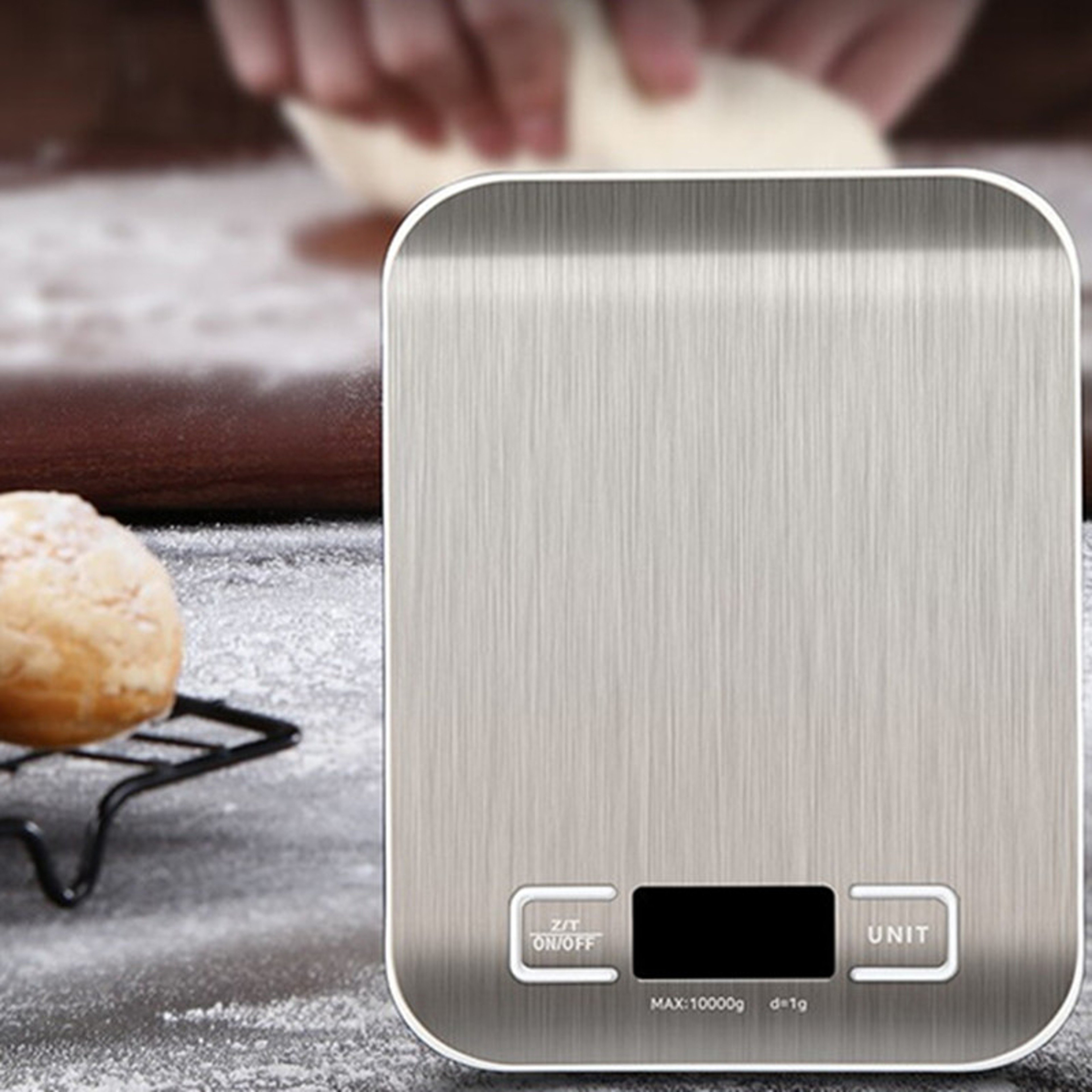 Digital Kitchen Scale LCD Display Stainless Steel, Electronic Scales for Home, Jewelry, Food, Snacks, Weighing, Baking – view 7