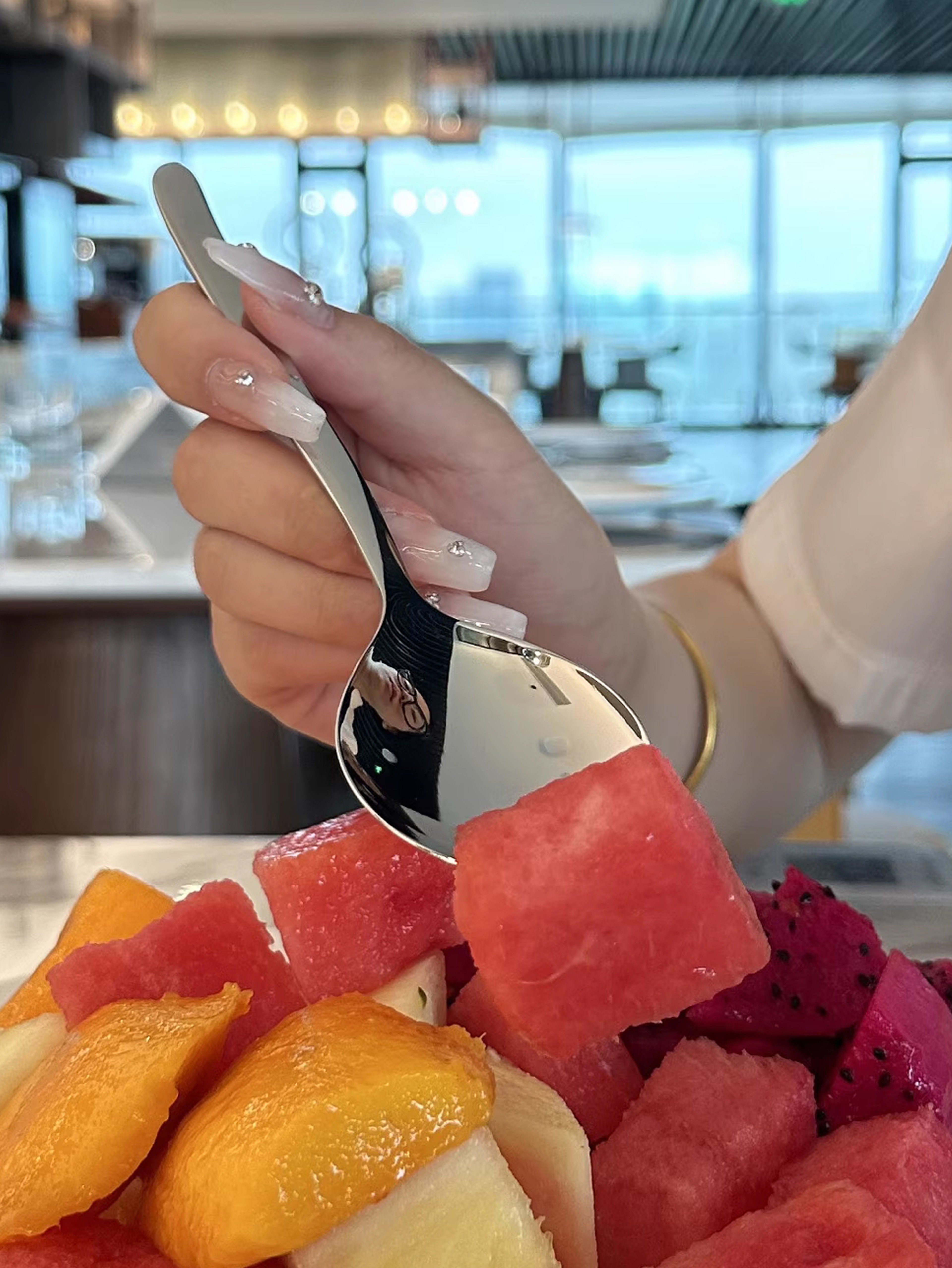 Stainless Steel Salad Forks Stainless Steel Spork Reusable Fork For Fruit Appetizer And Dessert Hou 2