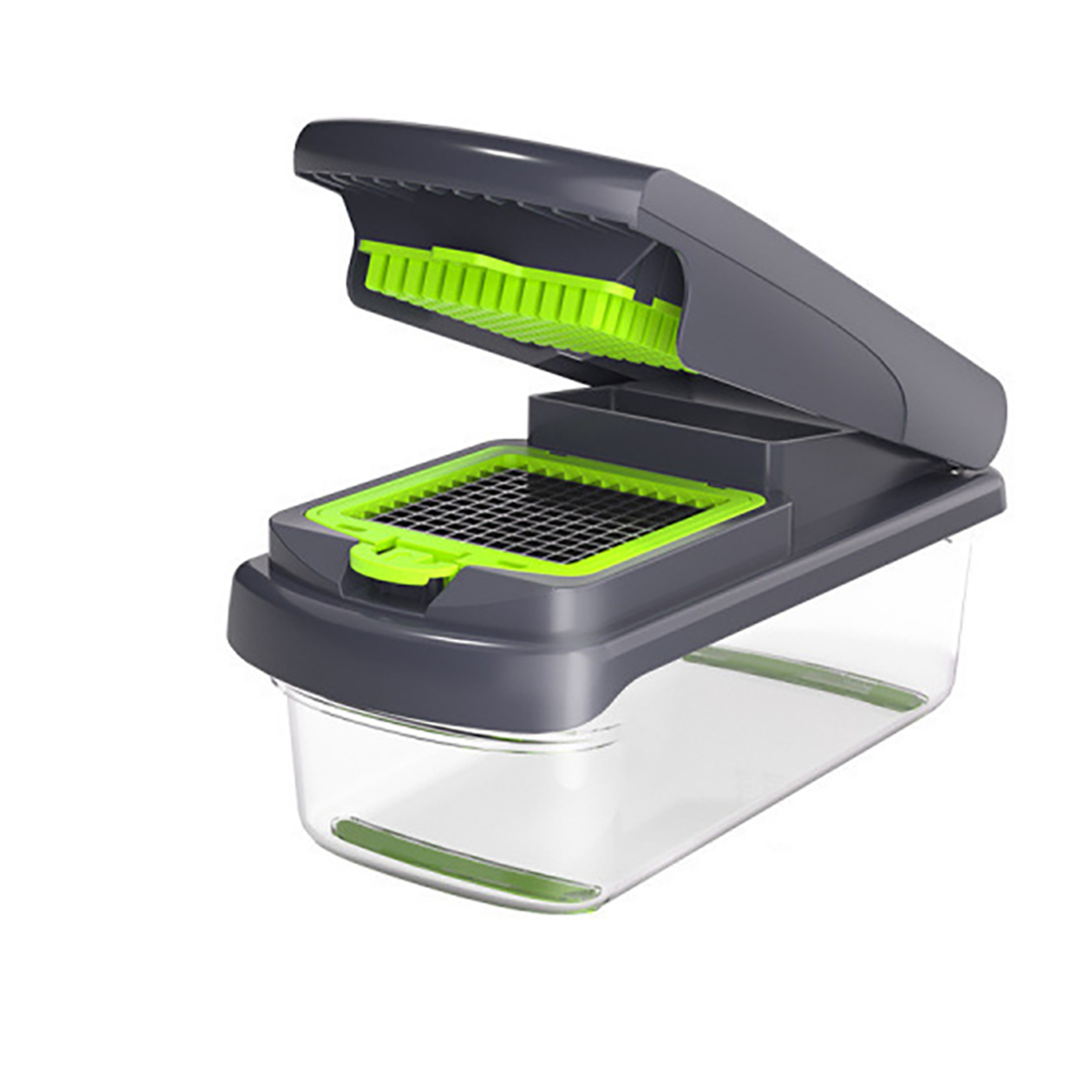 QuickPrep 15 in 1 Vegetable Chopper with 7 Blades, Food Chopper & Mandoline Slicer Container – view 7