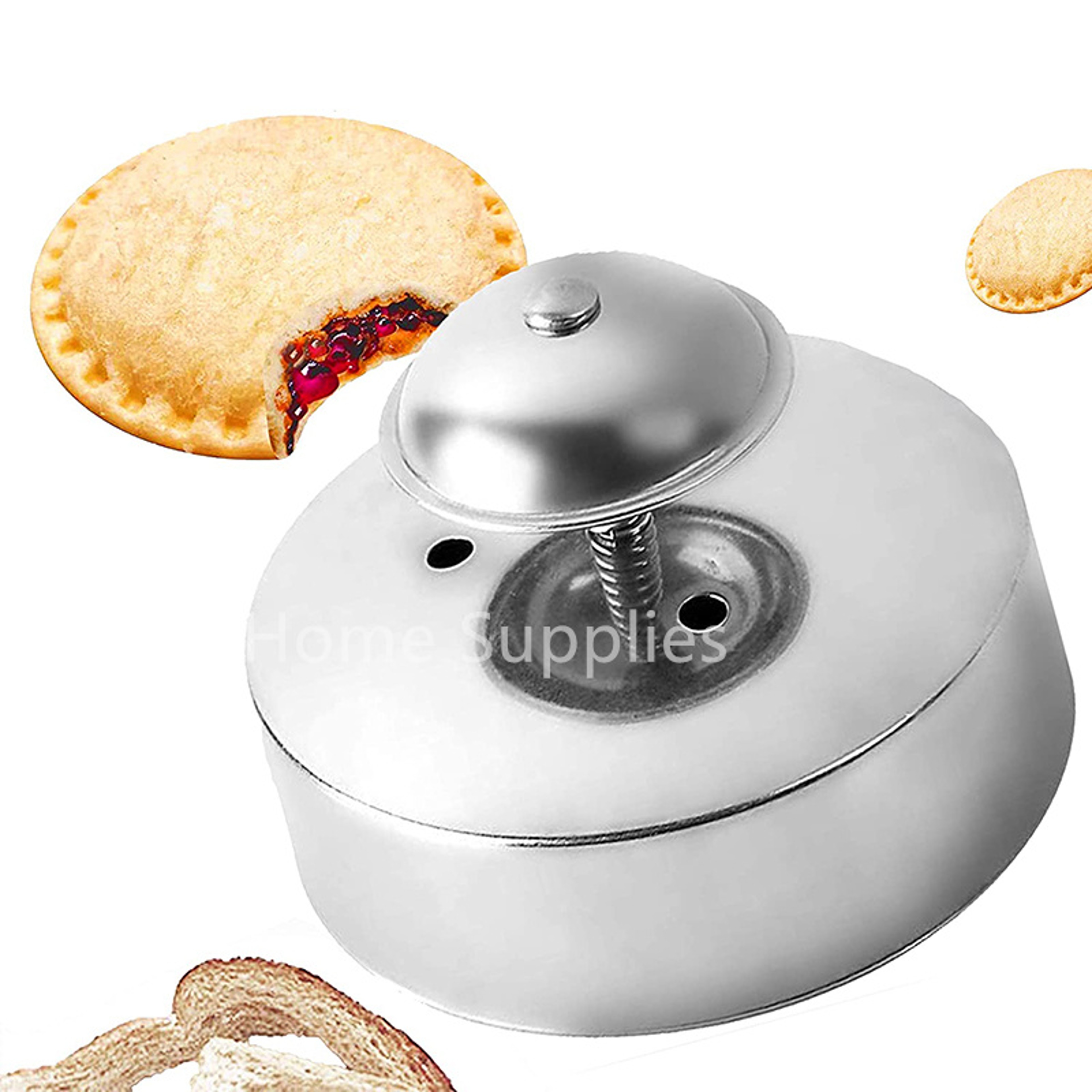 Premium 304 Stainless Steel Sandwich Sealer Maker & Uncrustables Sandwich Cutter – view 1