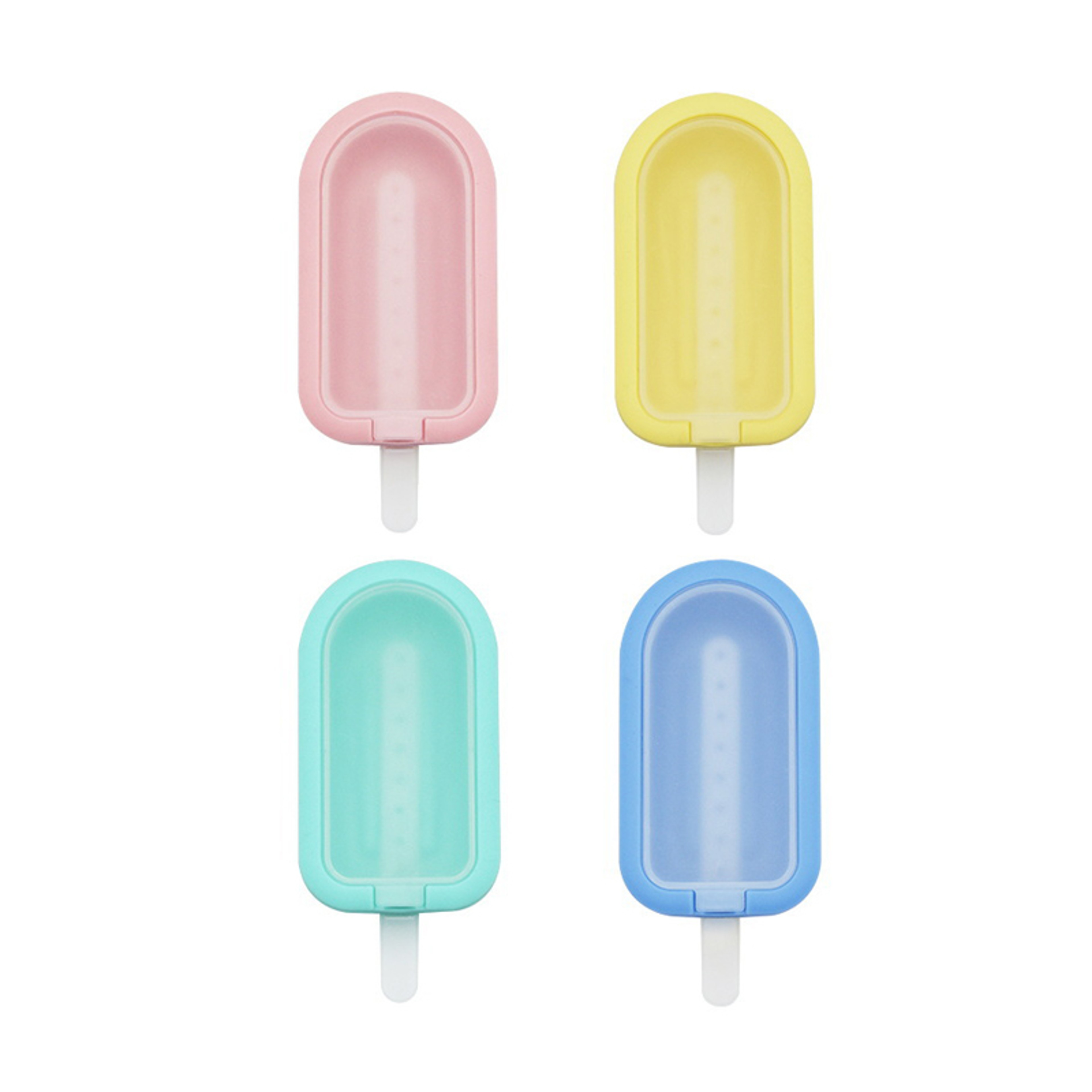 Premium Silicone Popsicle Molds Set 4 Pack Reusable Ice Pop Maker & Homemade Ice Cream Molds – view 7