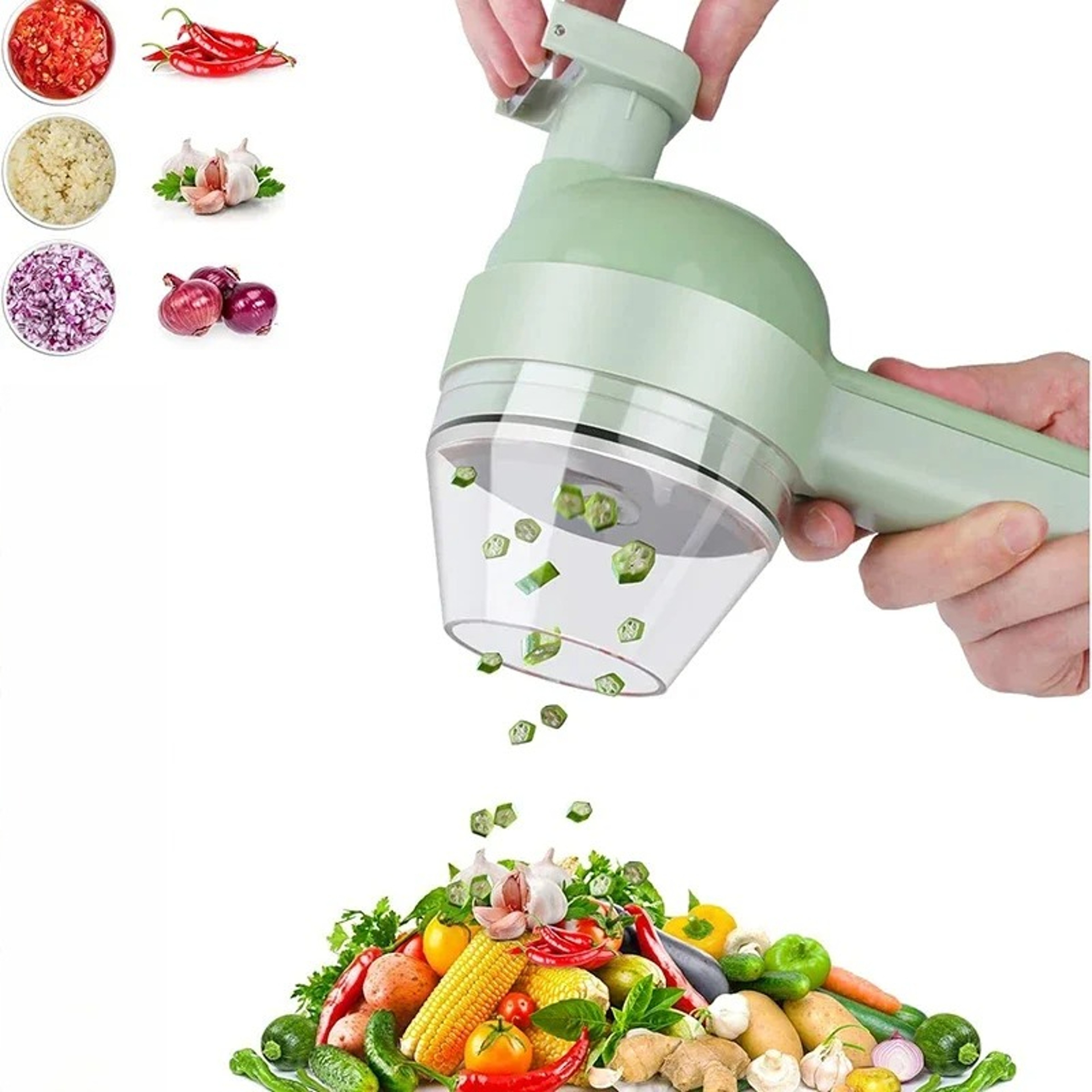Electric Vegetable Cutter & Wireless Food Chopper – view 2