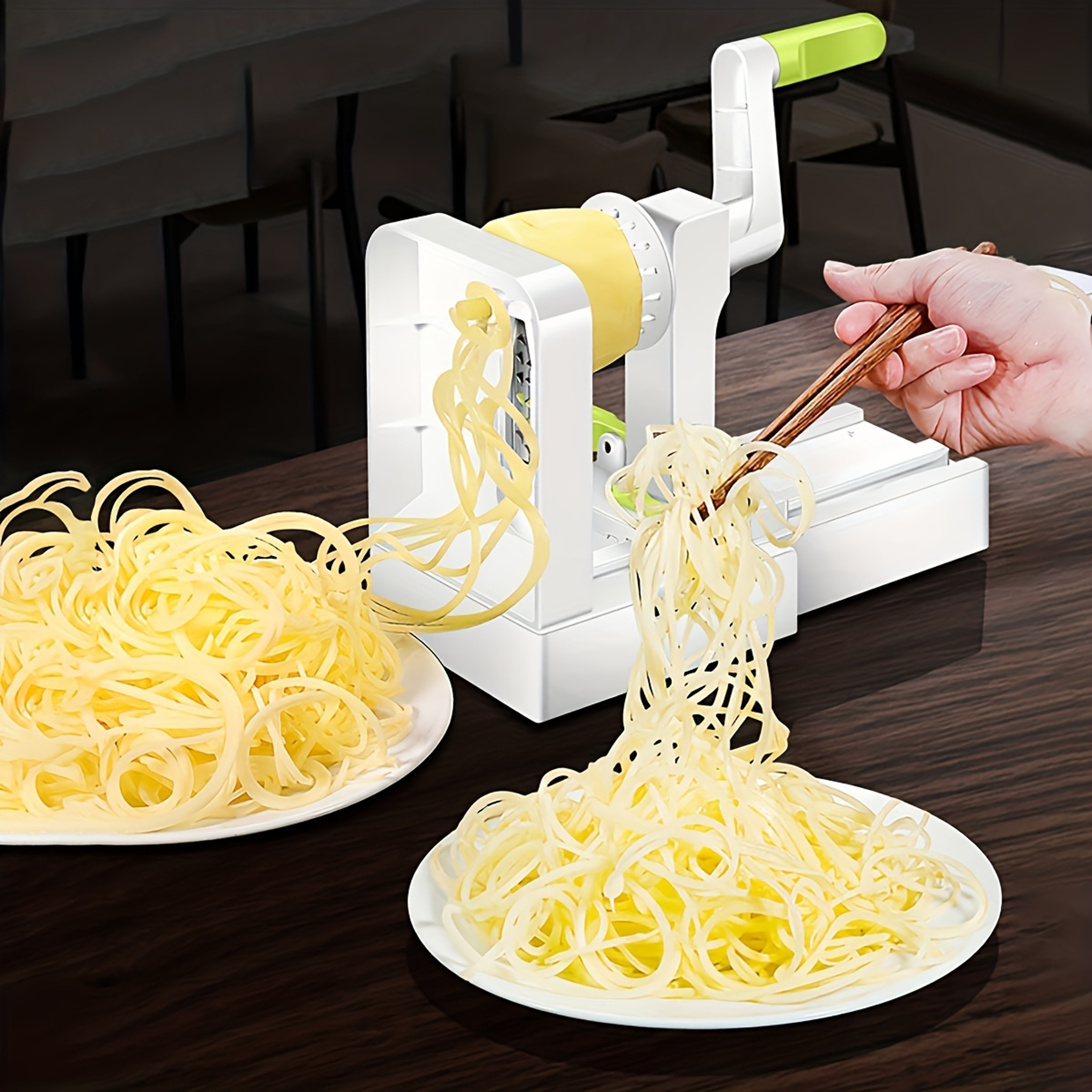 Stainless Steel Potato Noodle Maker & Vegetable Spiralizer Slicer – view 2