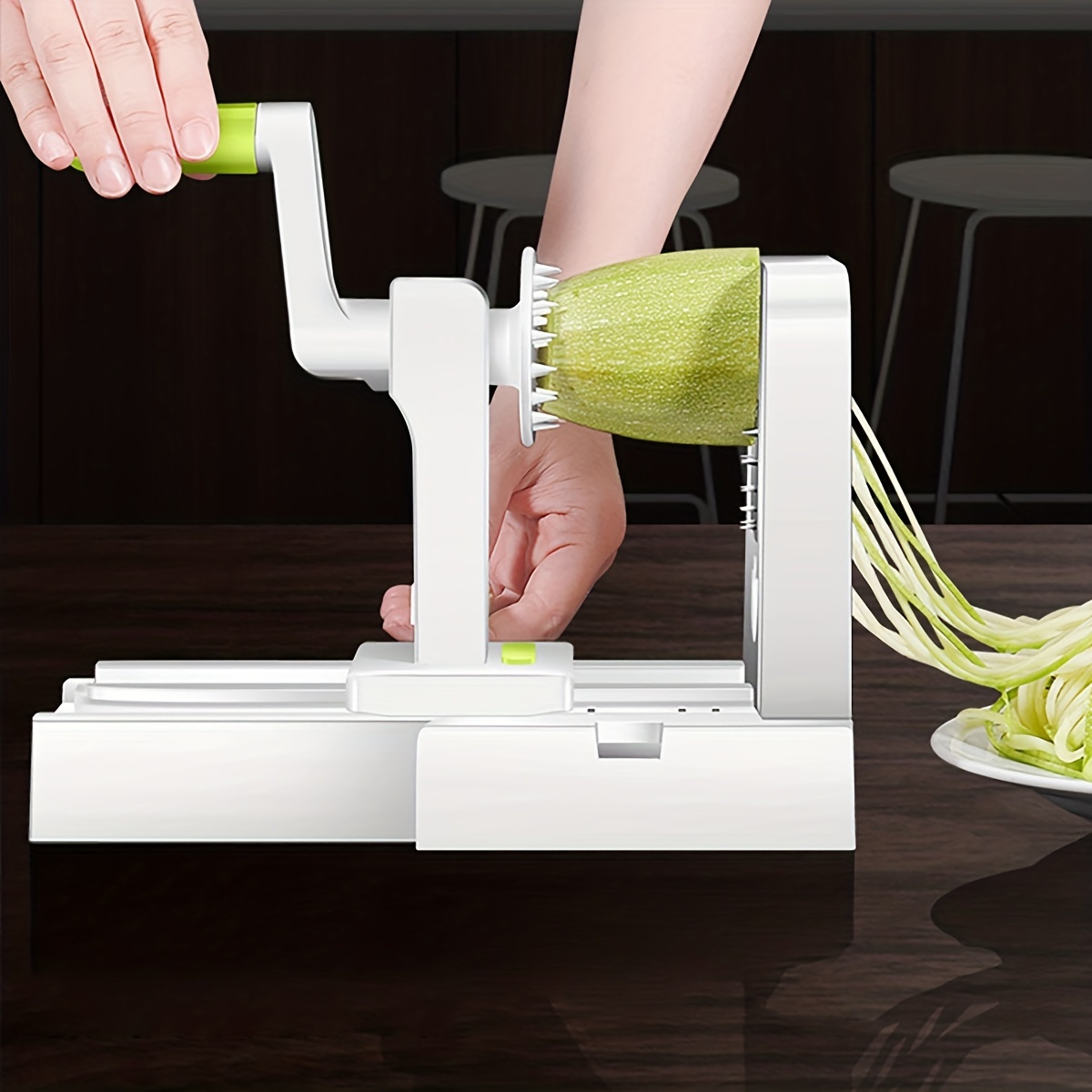 Stainless Steel Potato Noodle Maker & Vegetable Spiralizer Slicer – view 4
