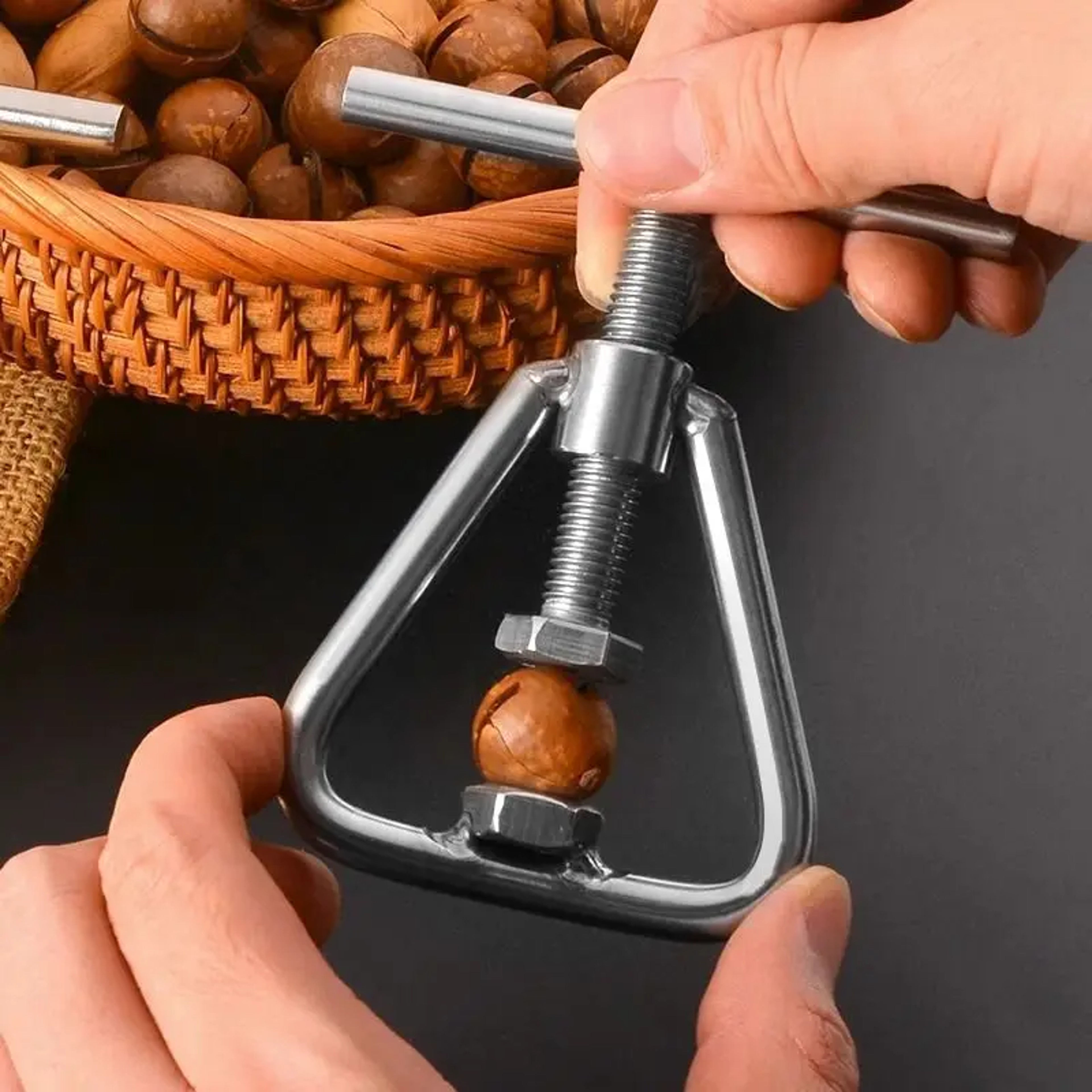 High Precision Manual Nutcracker Tool Durable Walnut Opener  Pecan Cracker For Chestnuts And Mixed  2