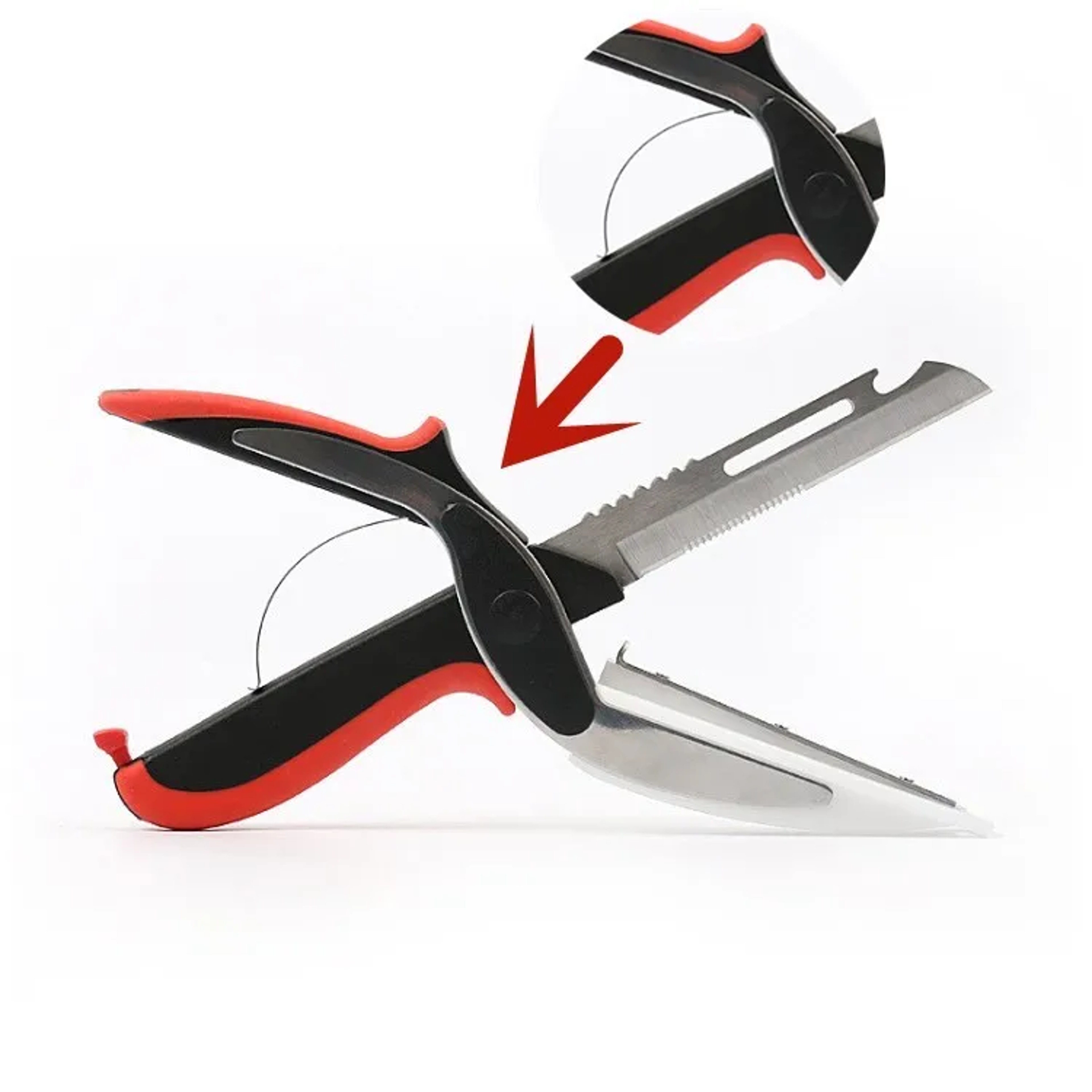 Multifunction Kitchen Scissors  Vegetable Cutter Scissors 6 In 1 Food Prep Tool 6