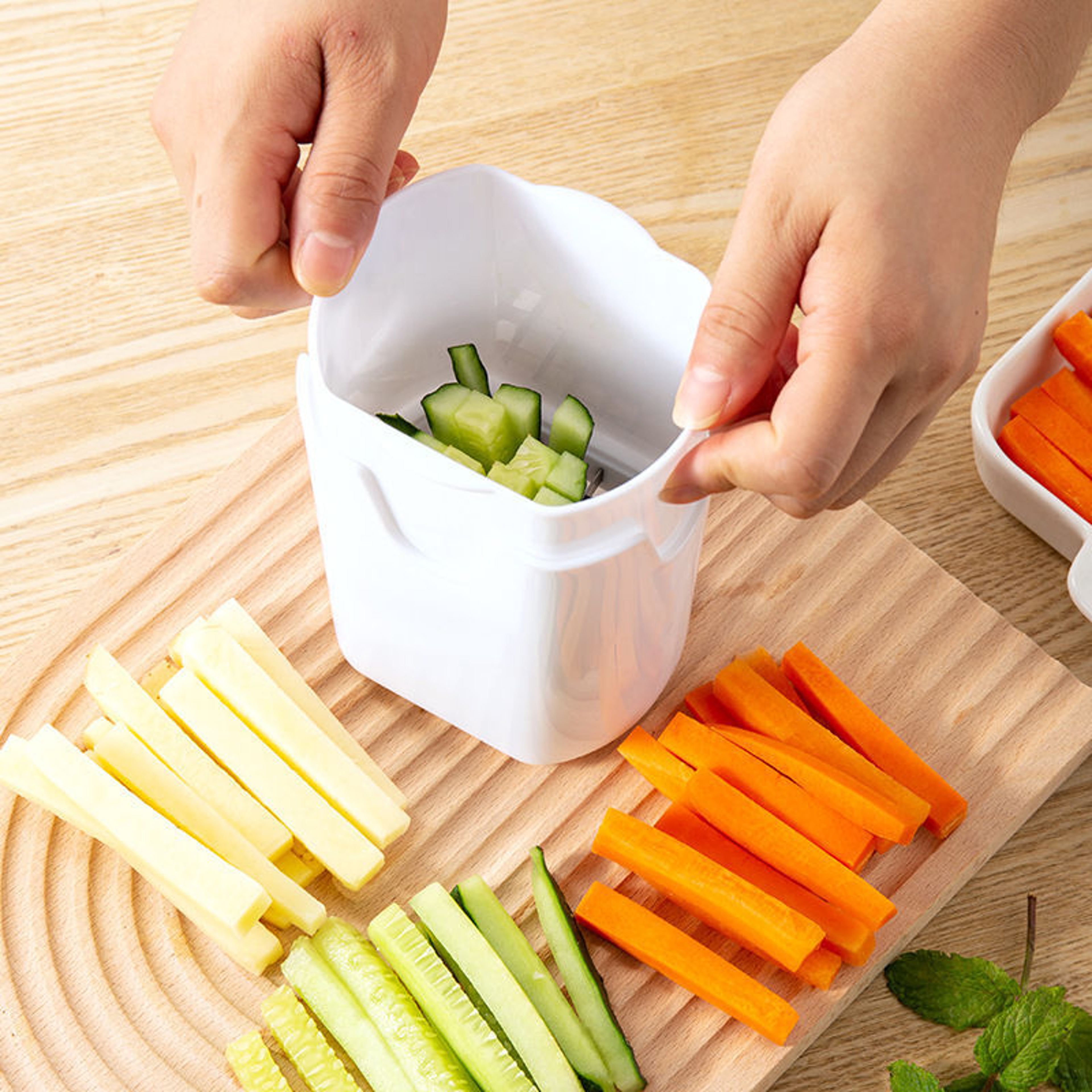 French Fry Cutter  Vegetable Chopper For Perfect Homemade Fries 0