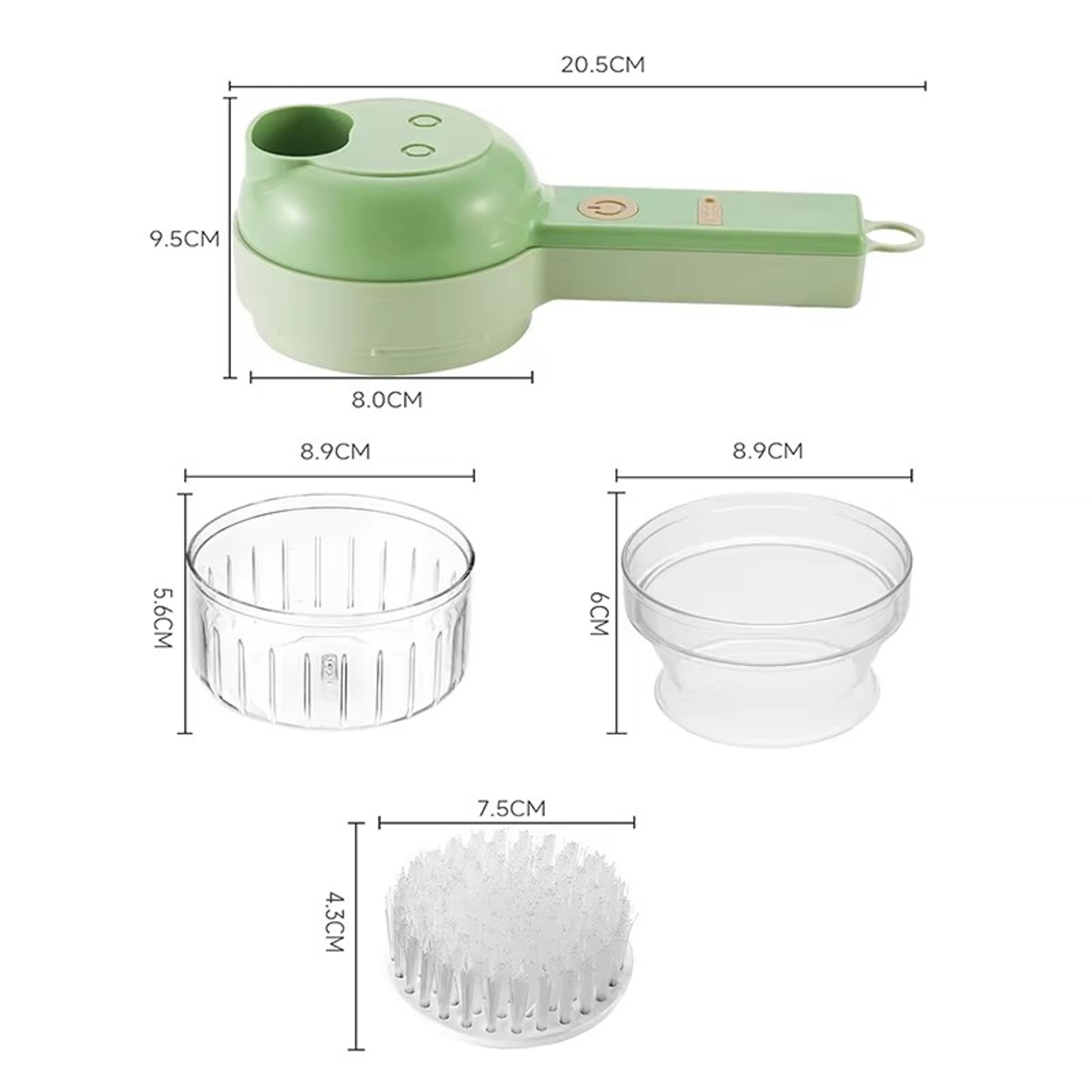 Wireless Electric Garlic  Vegetable Chopper USB Rechargeable Mini Food Cutter 6