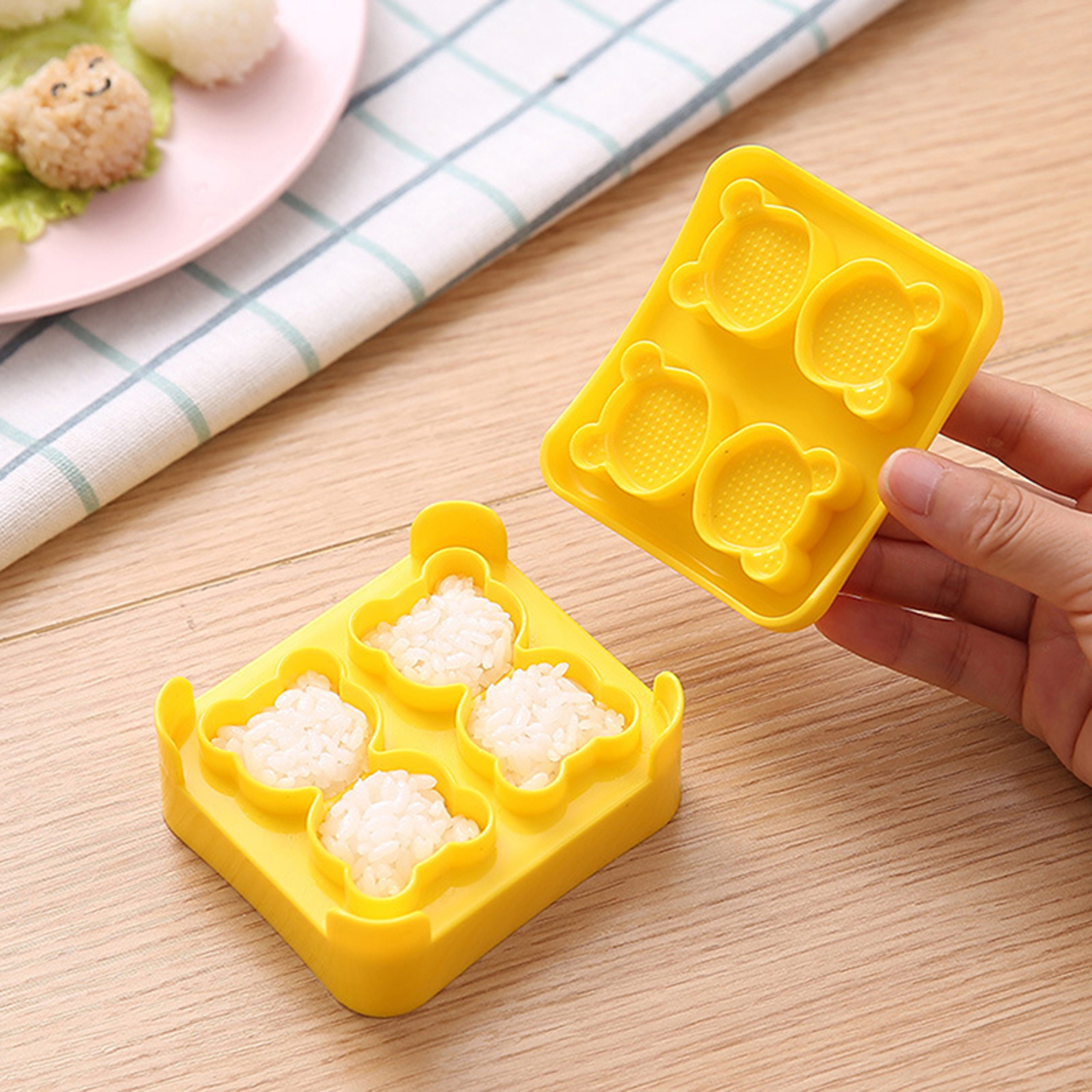 Kitchen Pro Onigiri Mold Bento Set Sushi Rice Ball Maker & DIY Sushi Mold Tools – view 4