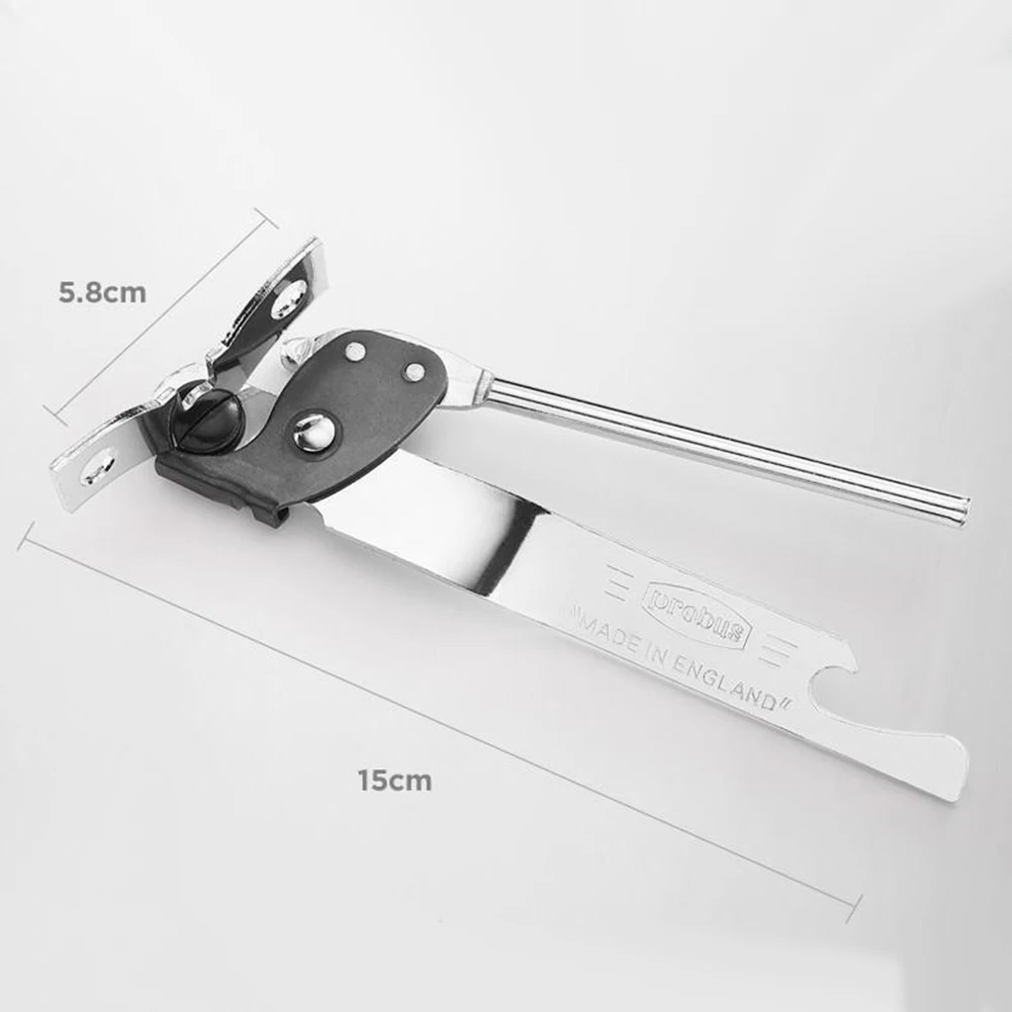 Premium Stainless Steel Multi Use Can & Bottle Opener Easy Turn Manual Kitchen Tool – view 5