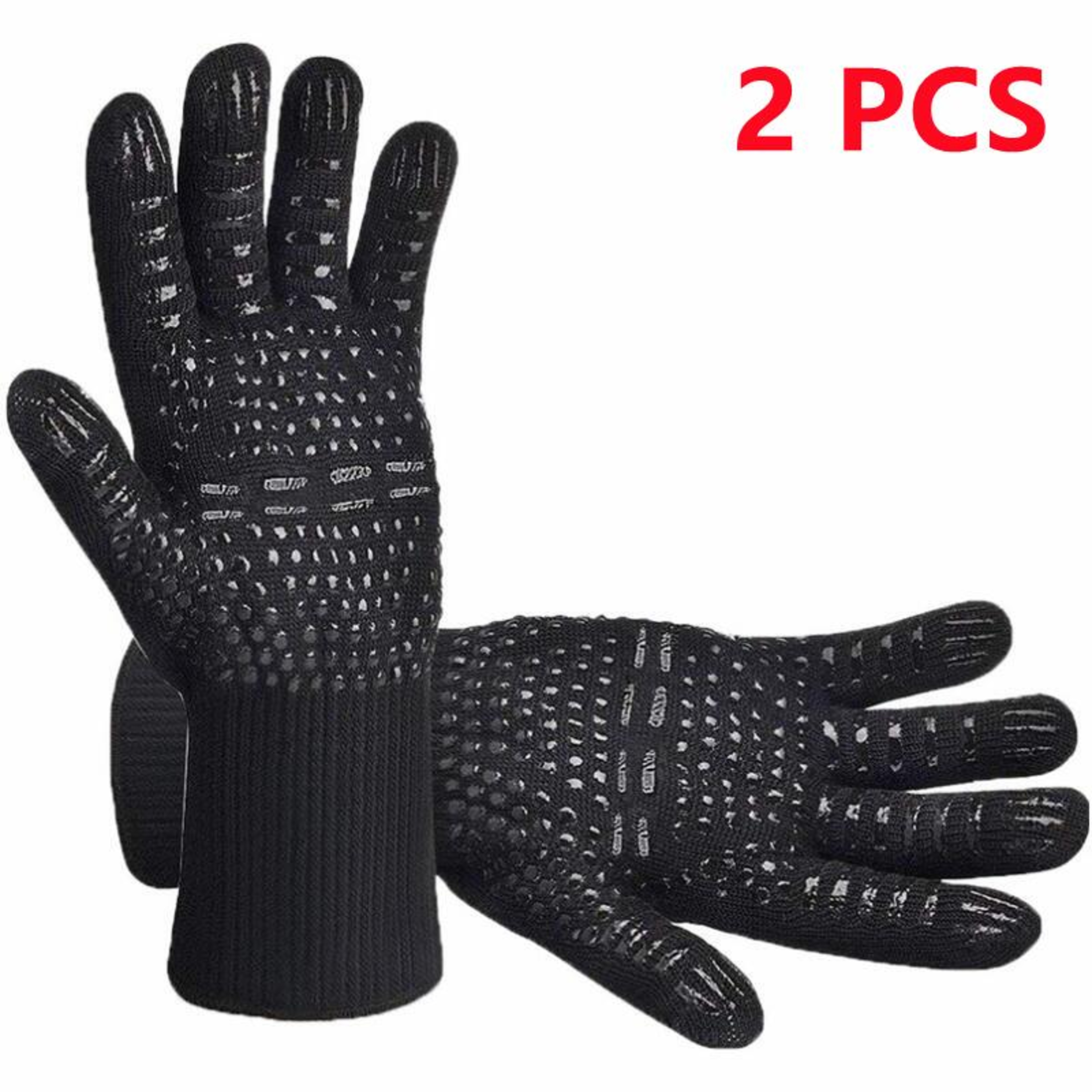 Premium Heat Resistant BBQ Gloves 800°C Fireproof Oven Gloves for Grill, Oven & Baking – view 9