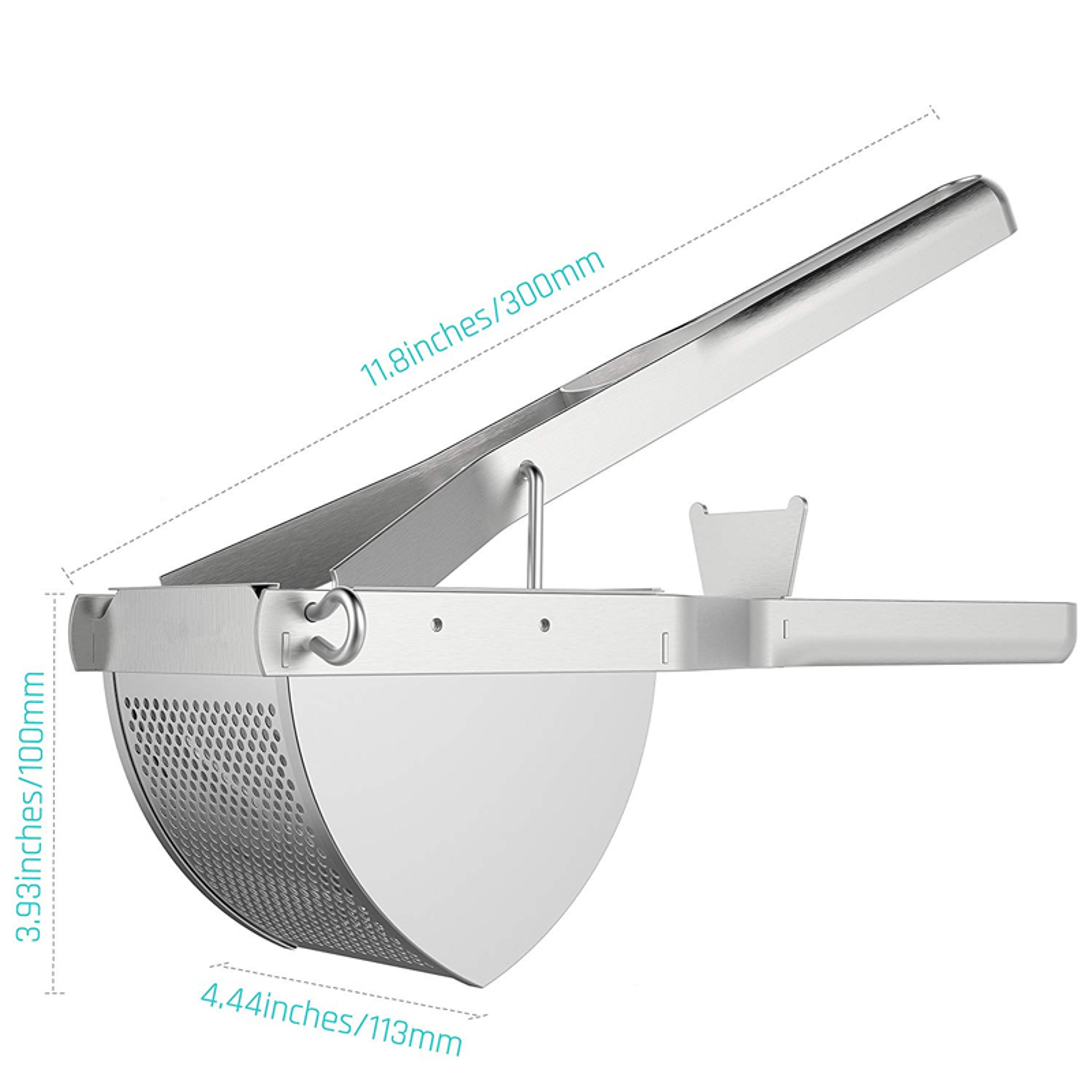 Heavy Duty Potato Ricer  Stainless Steel Vegetable Press 3