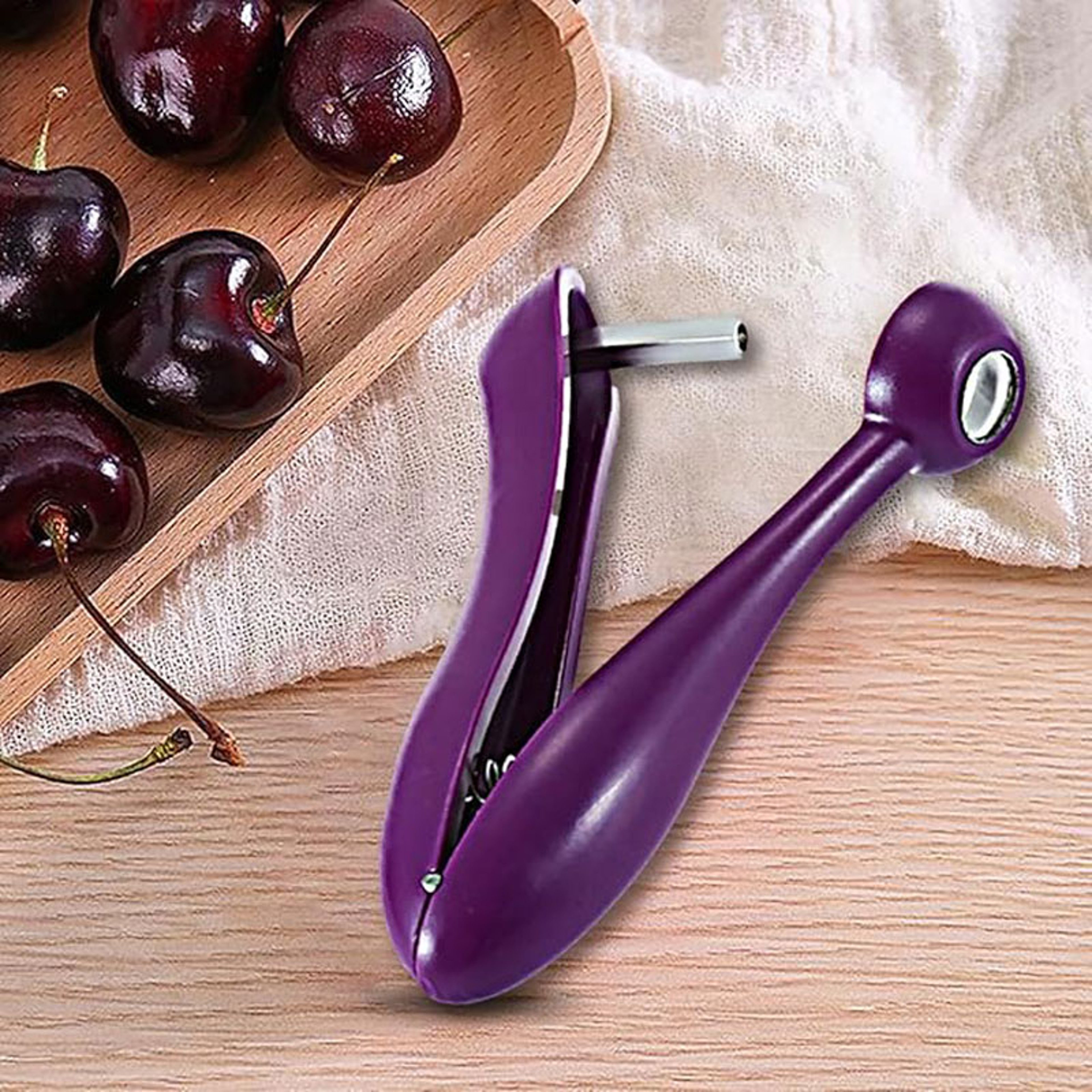 Cherry Pitter & Olive Seed Remover Kitchen Tool – view 3