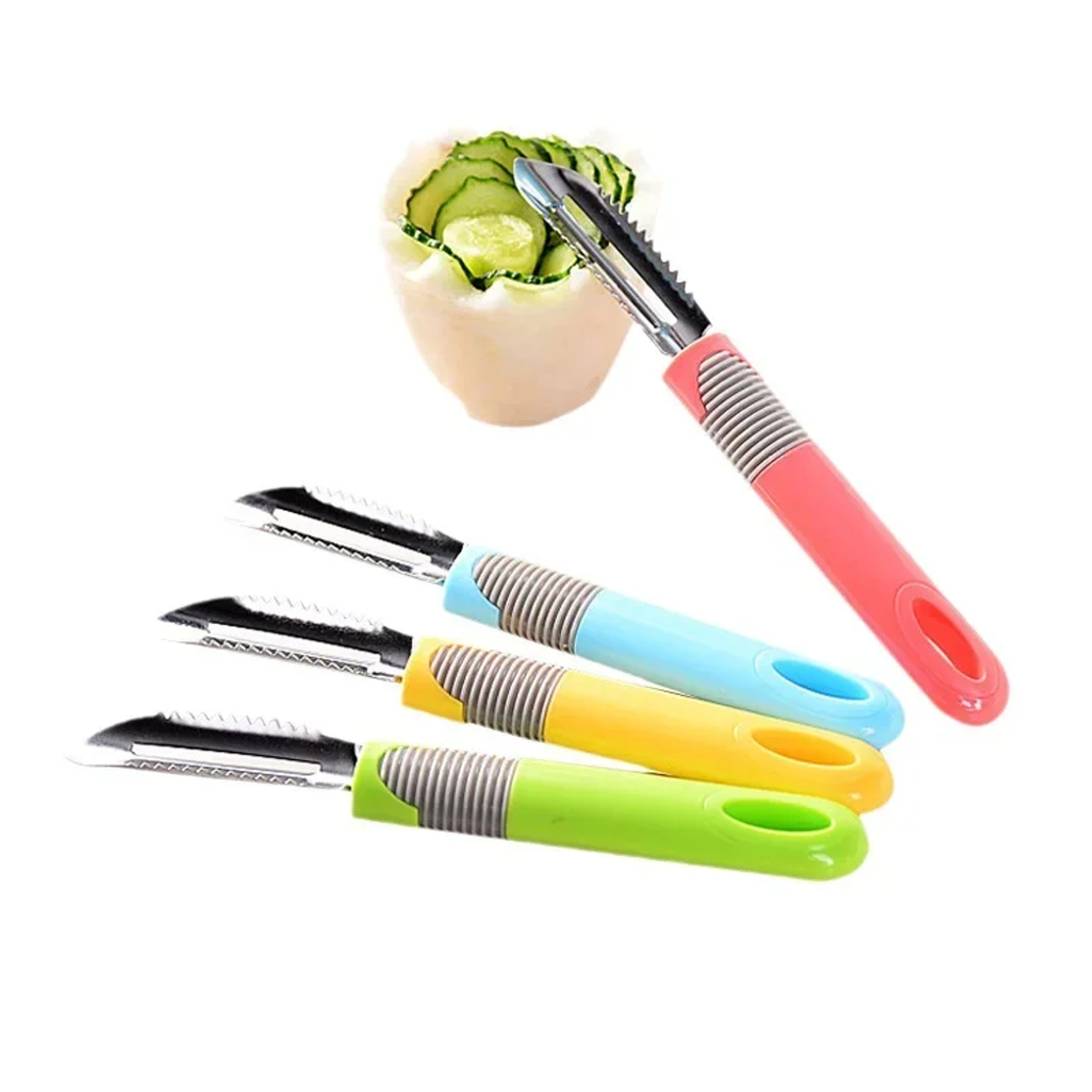 Stainless Steel Swivel Vegetable Peeler & Fruit Zester – view 5