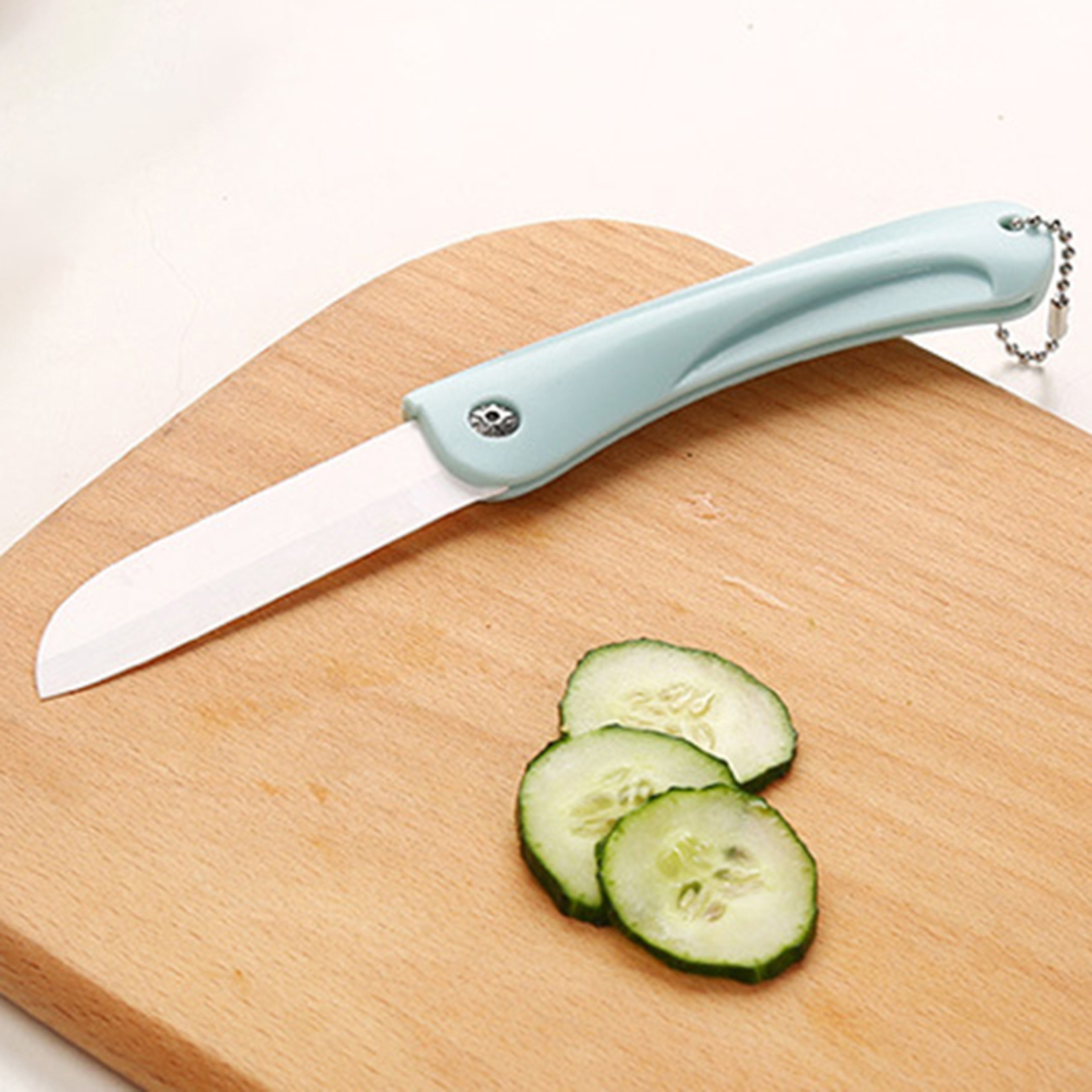 Portable Folding Ceramic Paring Knife for Fruit Peeling and Everyday Kitchen Prep – view 6