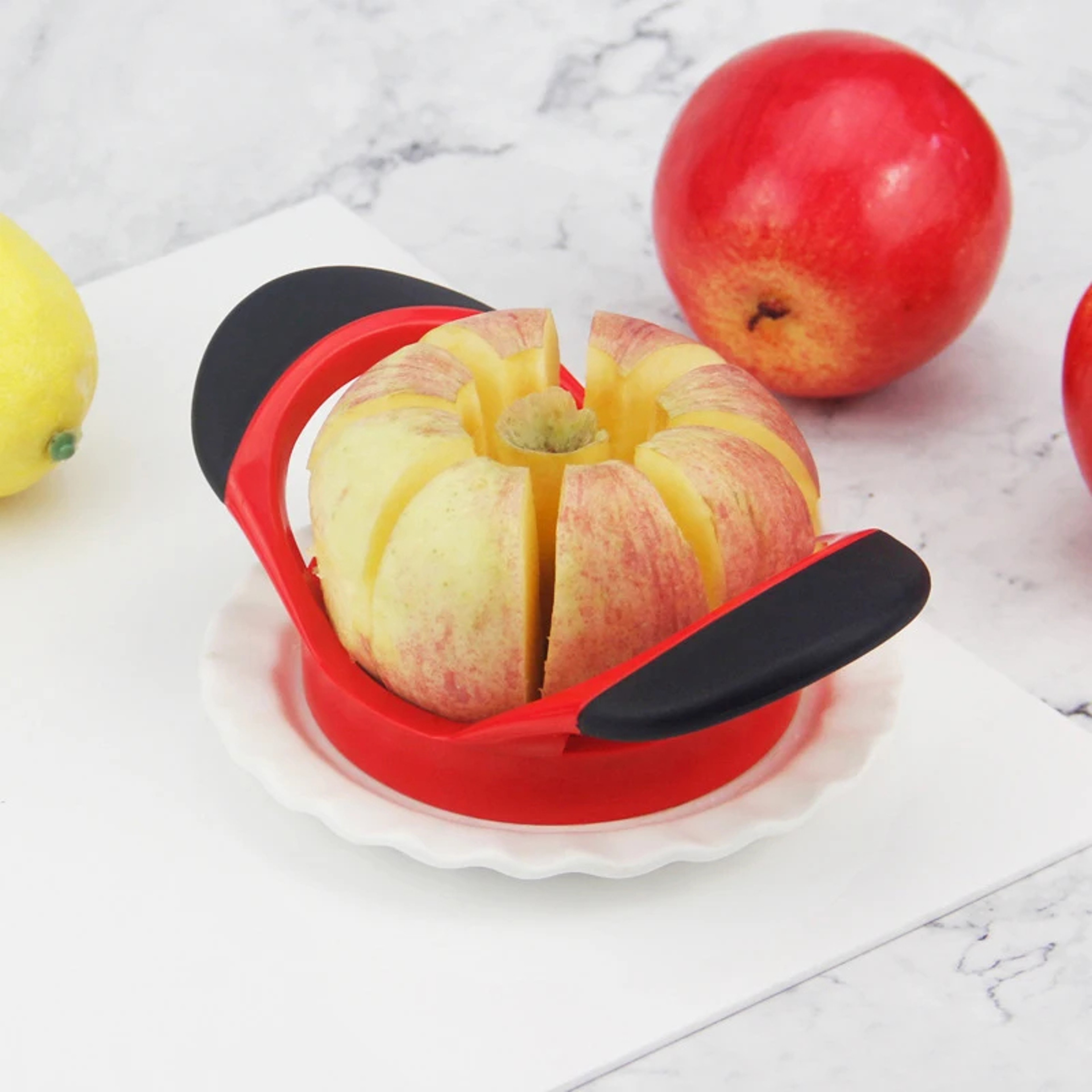 Swift Slice Pro Apple Slicer & Apple Corer Stainless Steel Fruit Cutter – view 3