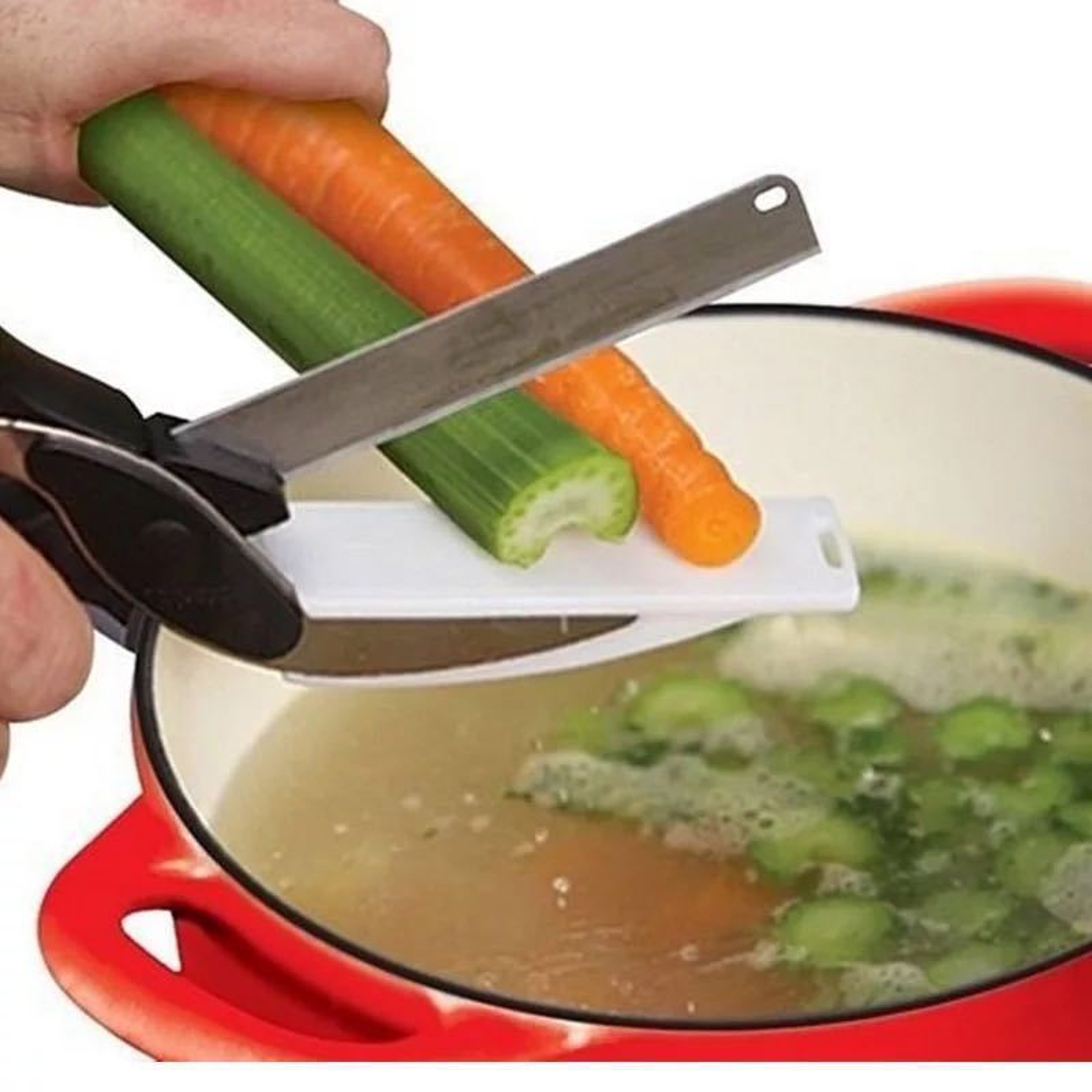 Smart Cut 2 In 1 Kitchen Scissors Knife Multifunction Kitchen Scissors For Fast Food Prep 0