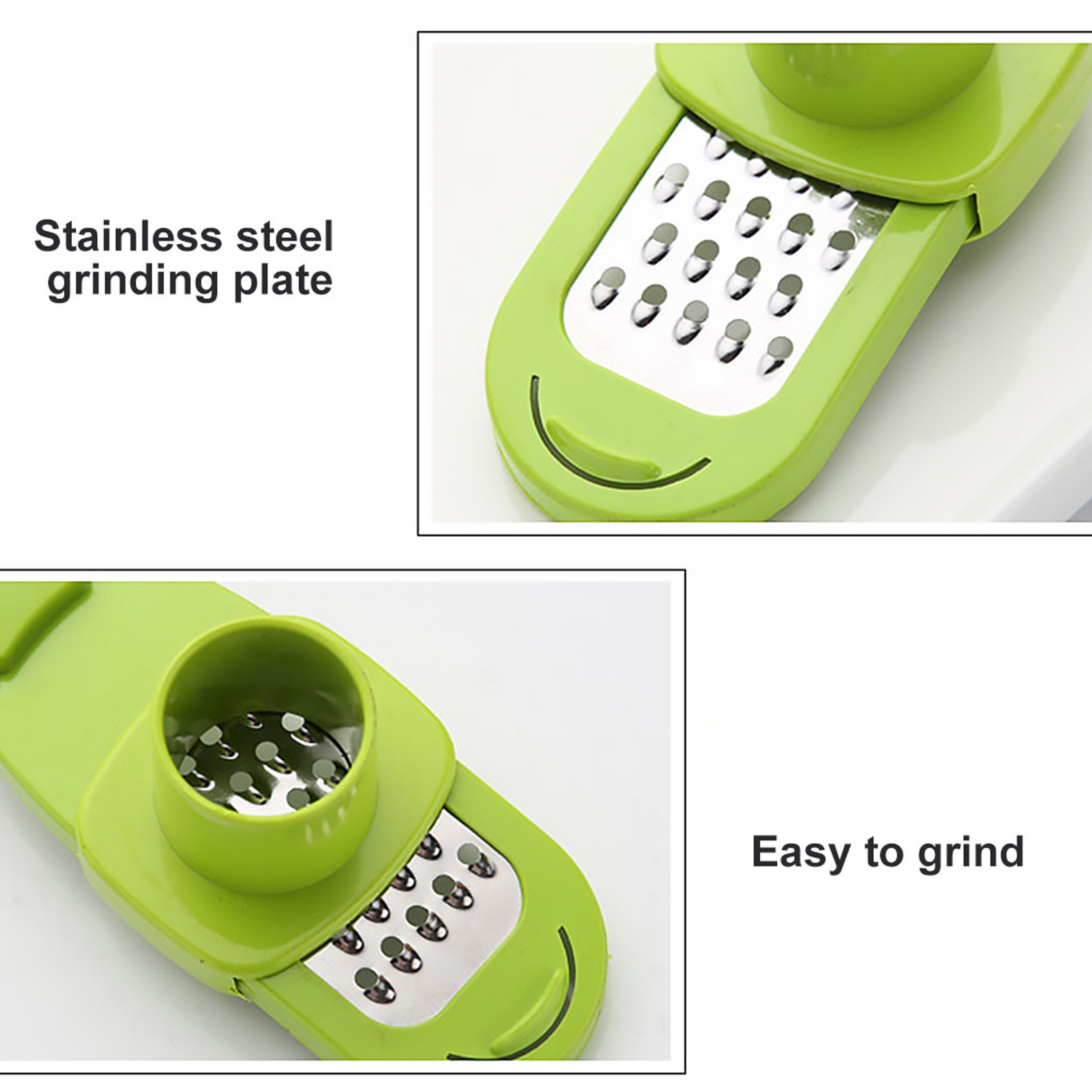 Garlic Ease Multi Function Garlic Press and Ginger Grinder Tool – view 3