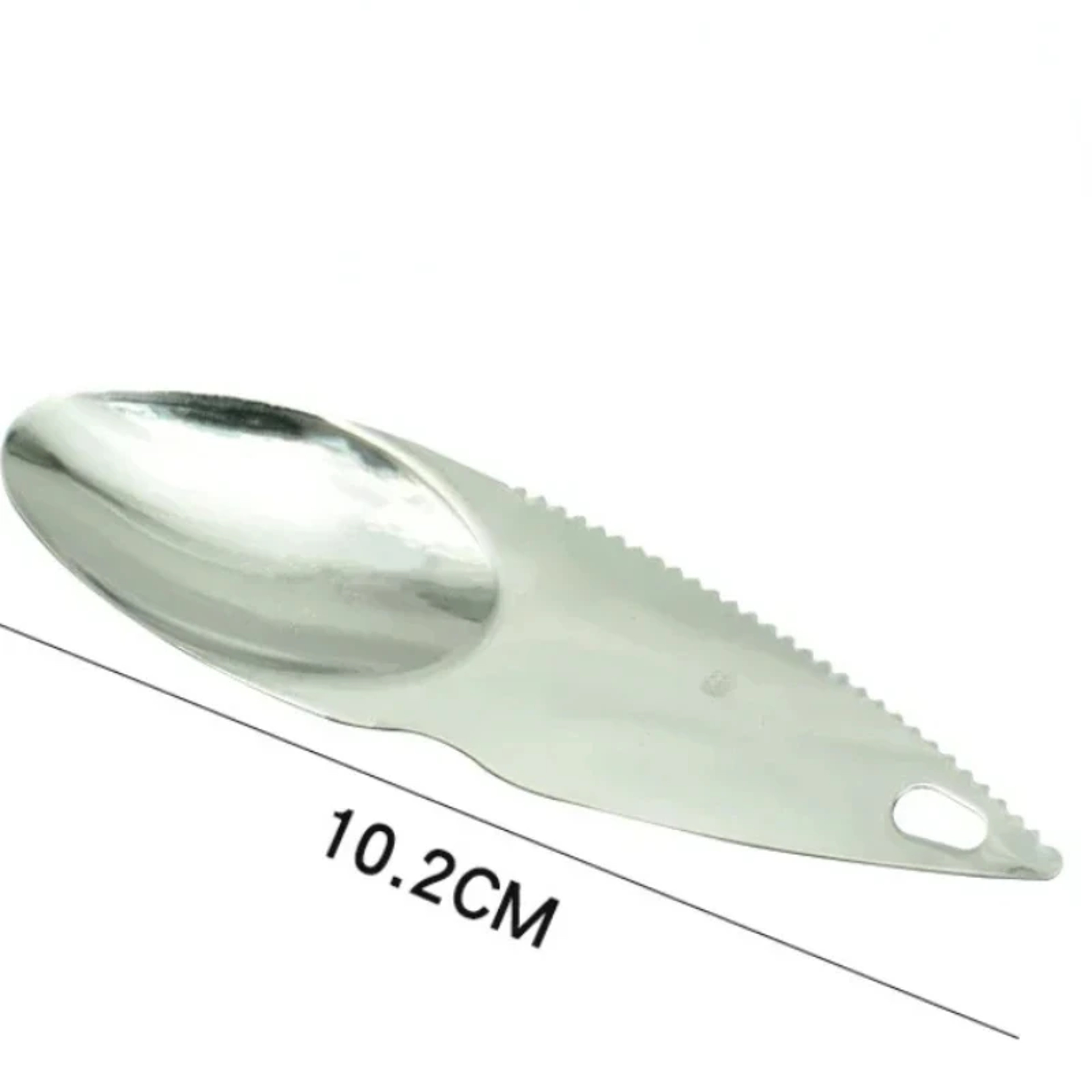 Kiwi Master Stainless Steel Kiwi Peeler Spoon & Serrated Fruit Cutter – view 6