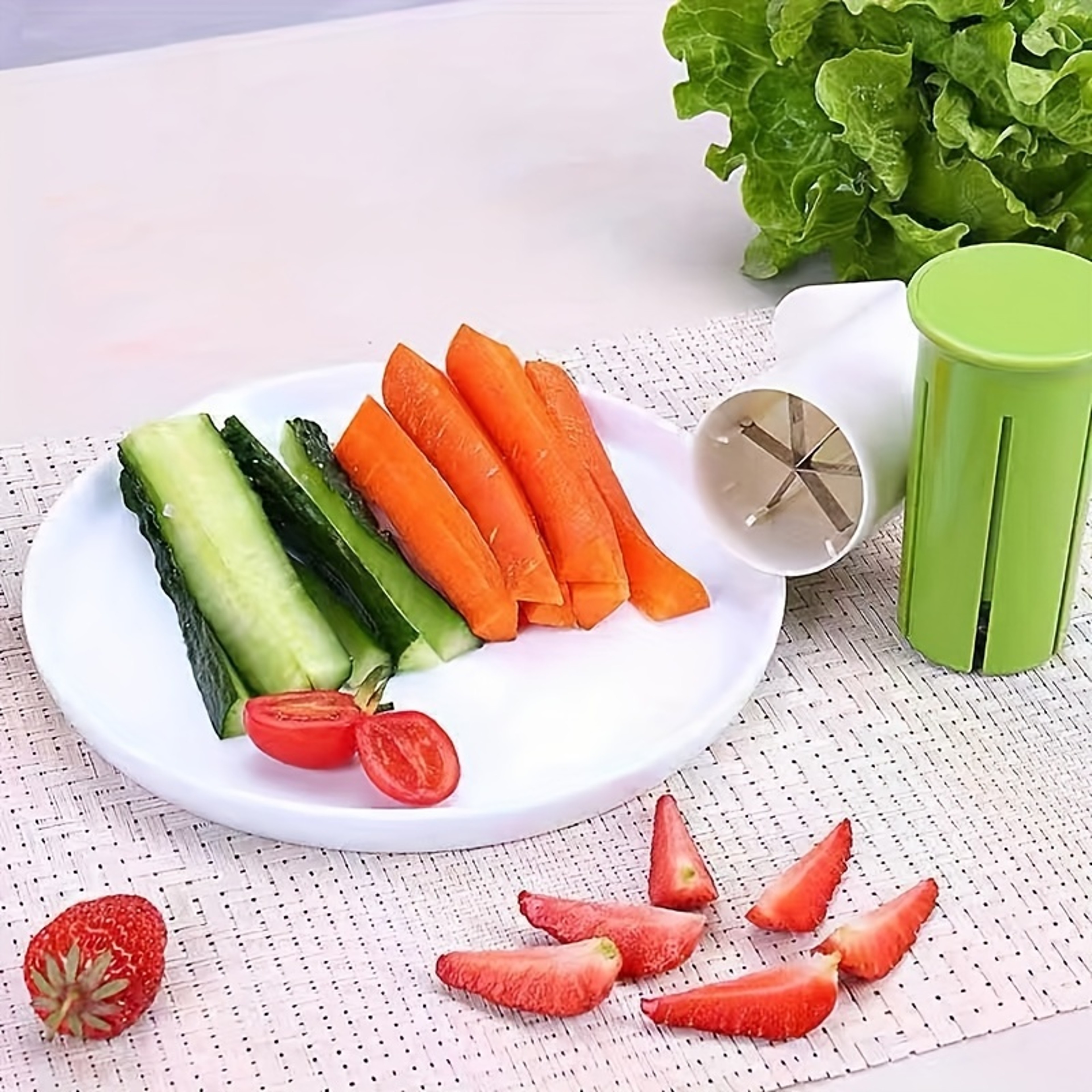 Swift Slice Manual Vegetable Chopper & Slicer Portable Veggie Cutter for Fast Kitchen Prep – view 4