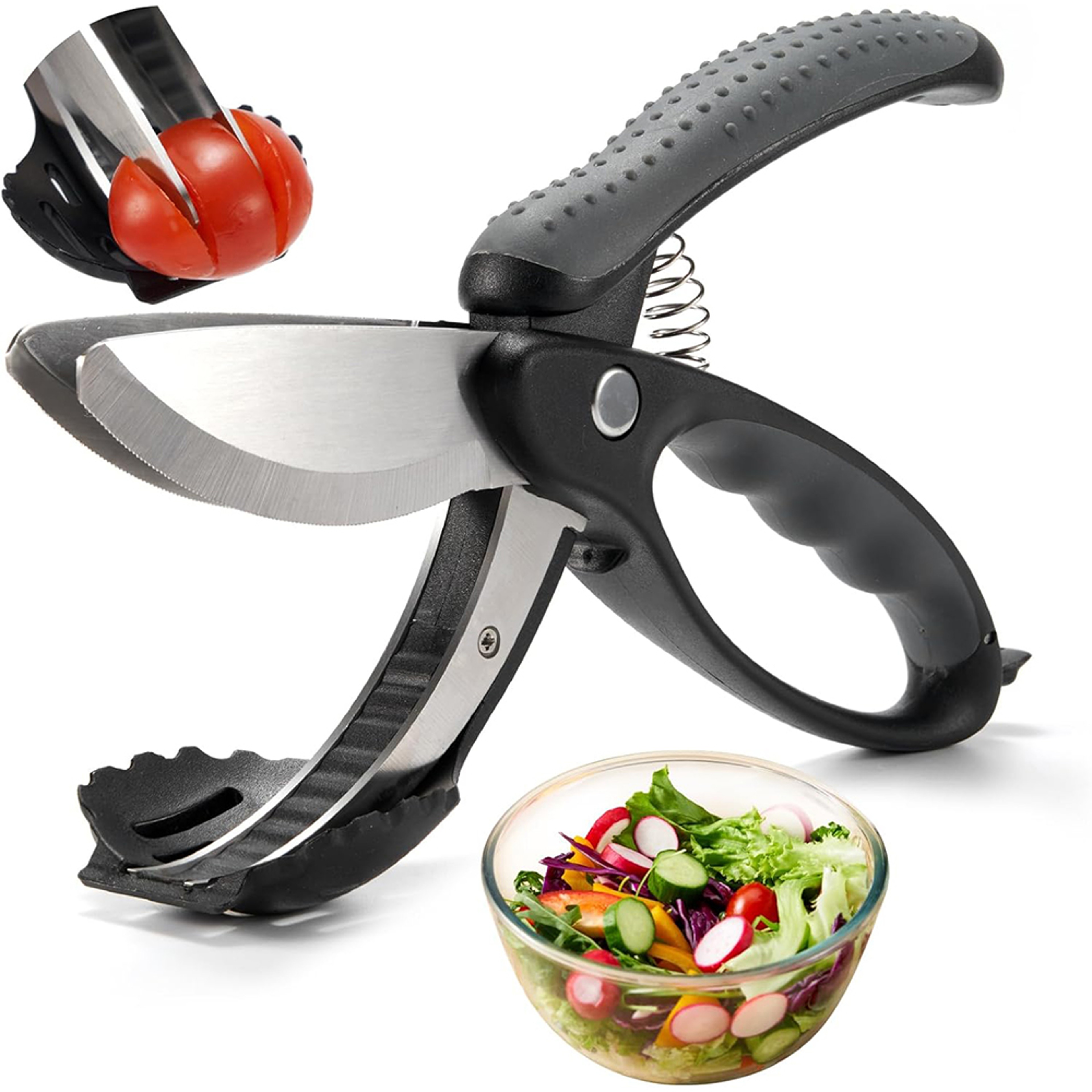 Fresh Cut Pro Salad Scissors & Chopper Double Blade Salad Cutter for Fast Meal Prep – view 1