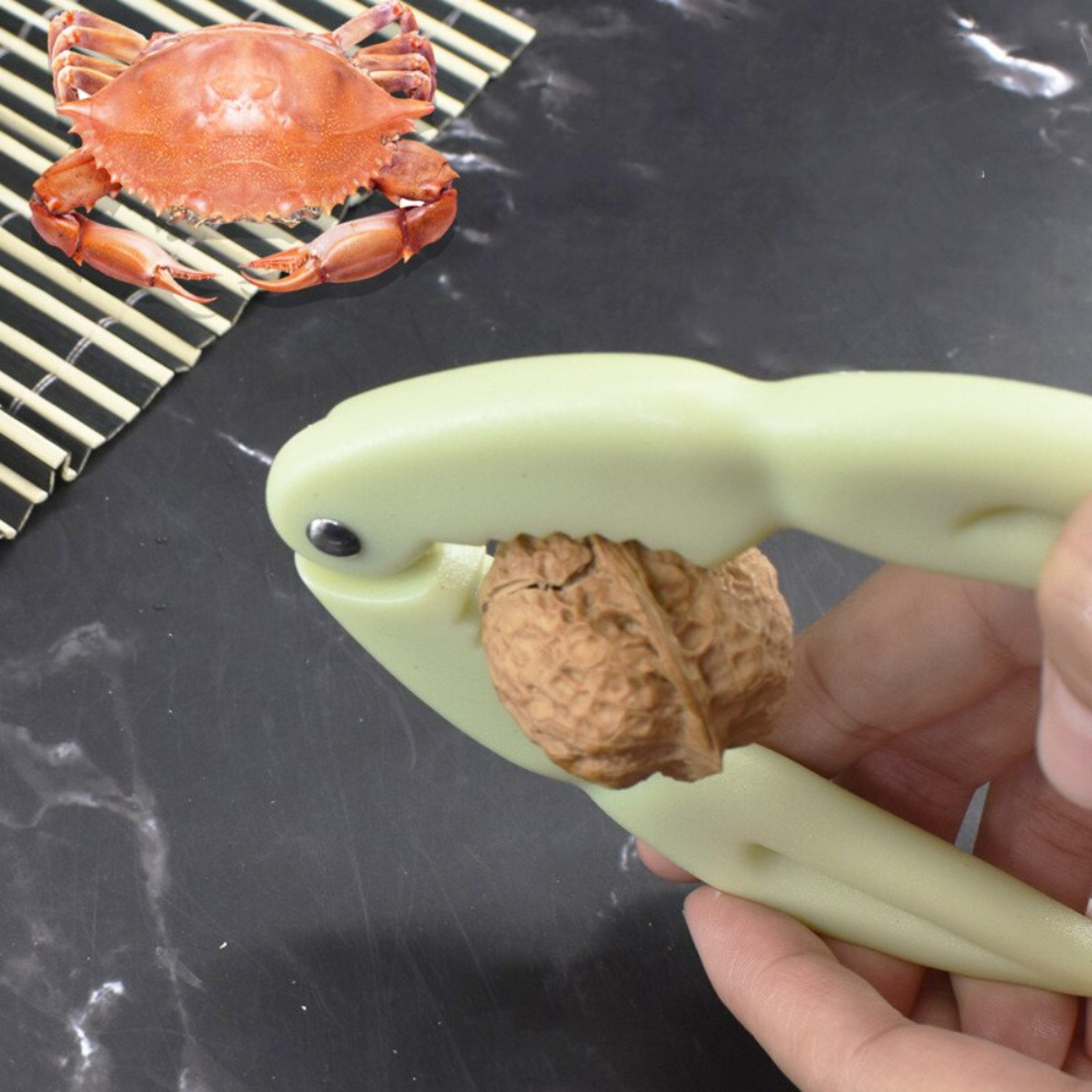 Multifunctional Crab Cracker Tool Seafood Sheller Walnut Cracker Kitchen Tool – view 2